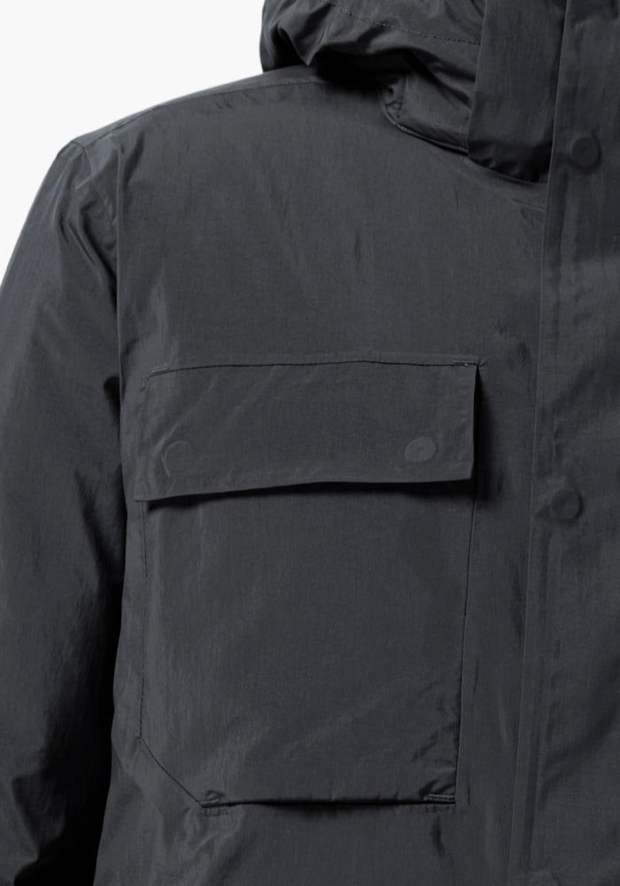 Jack Wolfskin Winterjacke »TEXTOR UTILITY JKT M«, mit Kapuze