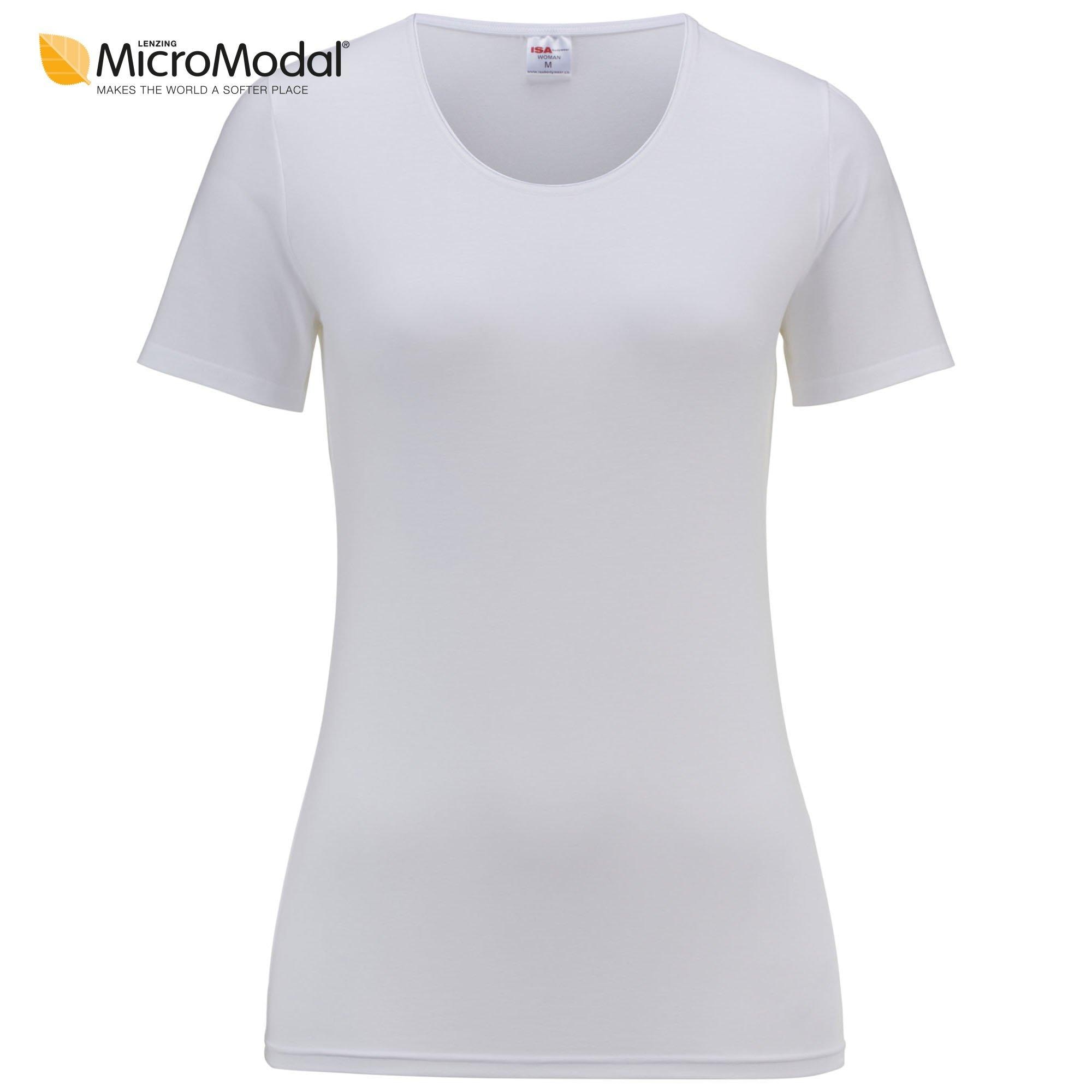 ISA Bodywear Rundhalsshirt »4014, kurzarm - Cotton Modal«