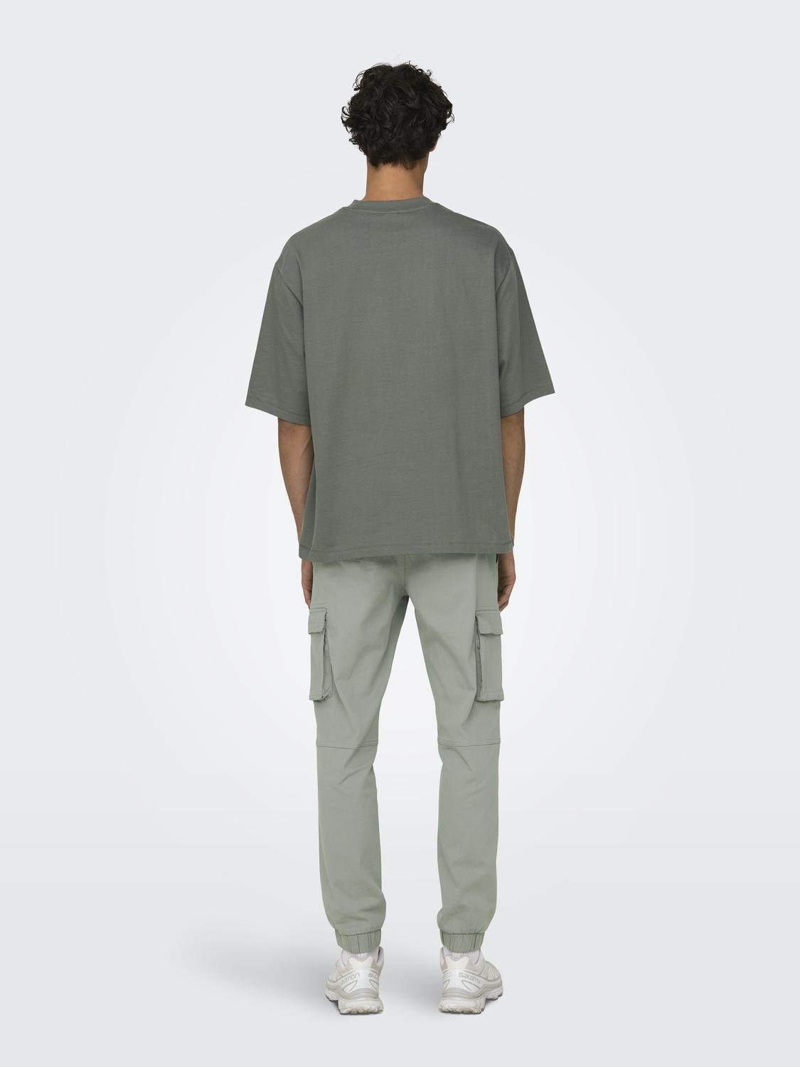 ONLY & SONS Rundhalsshirt »ONSMILLENIUM OVZ SS TEE NOOS«