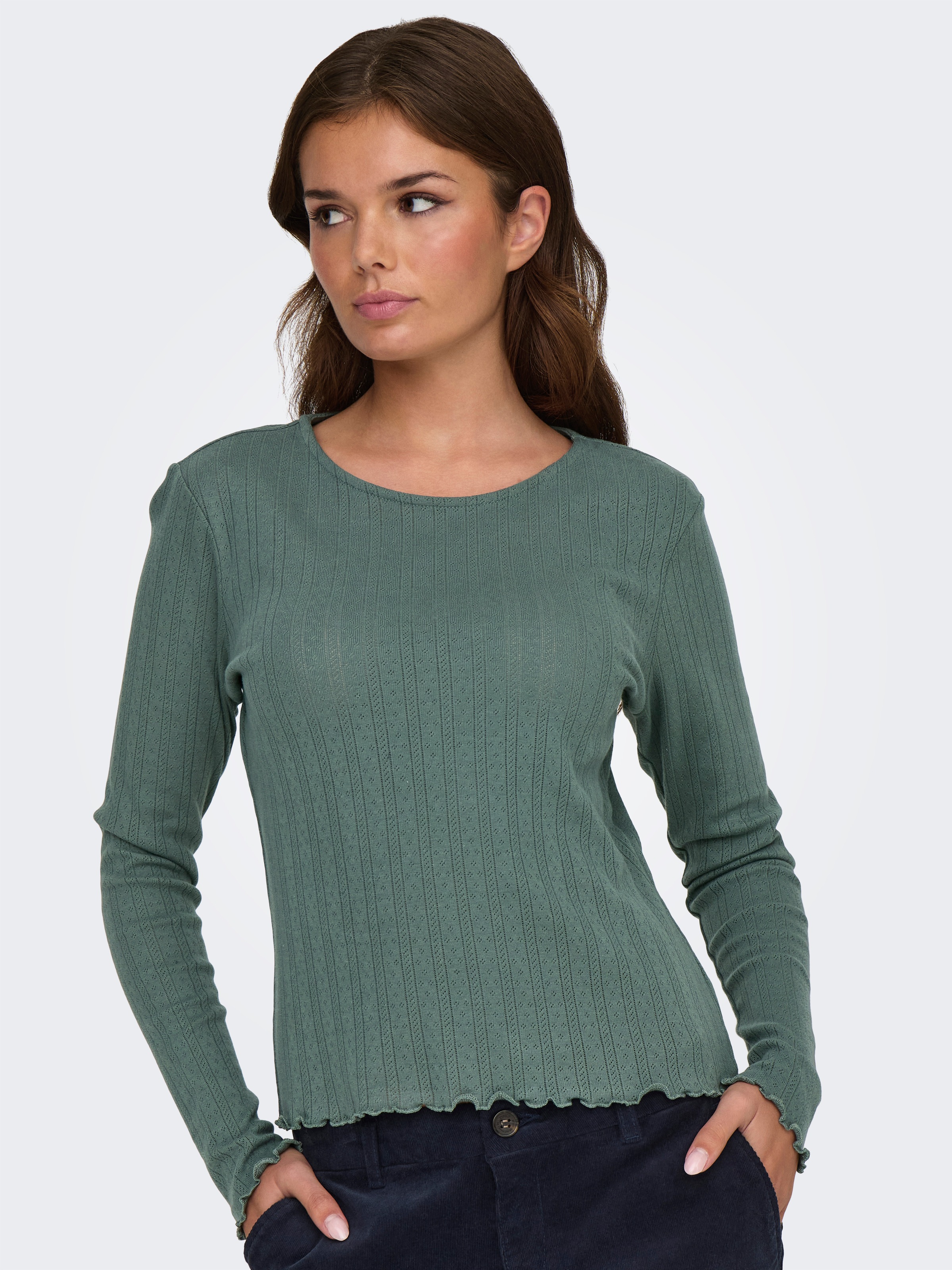 ONLY Langarmshirt »ONLCARLOTTA L/S TOP NOOS JRS«