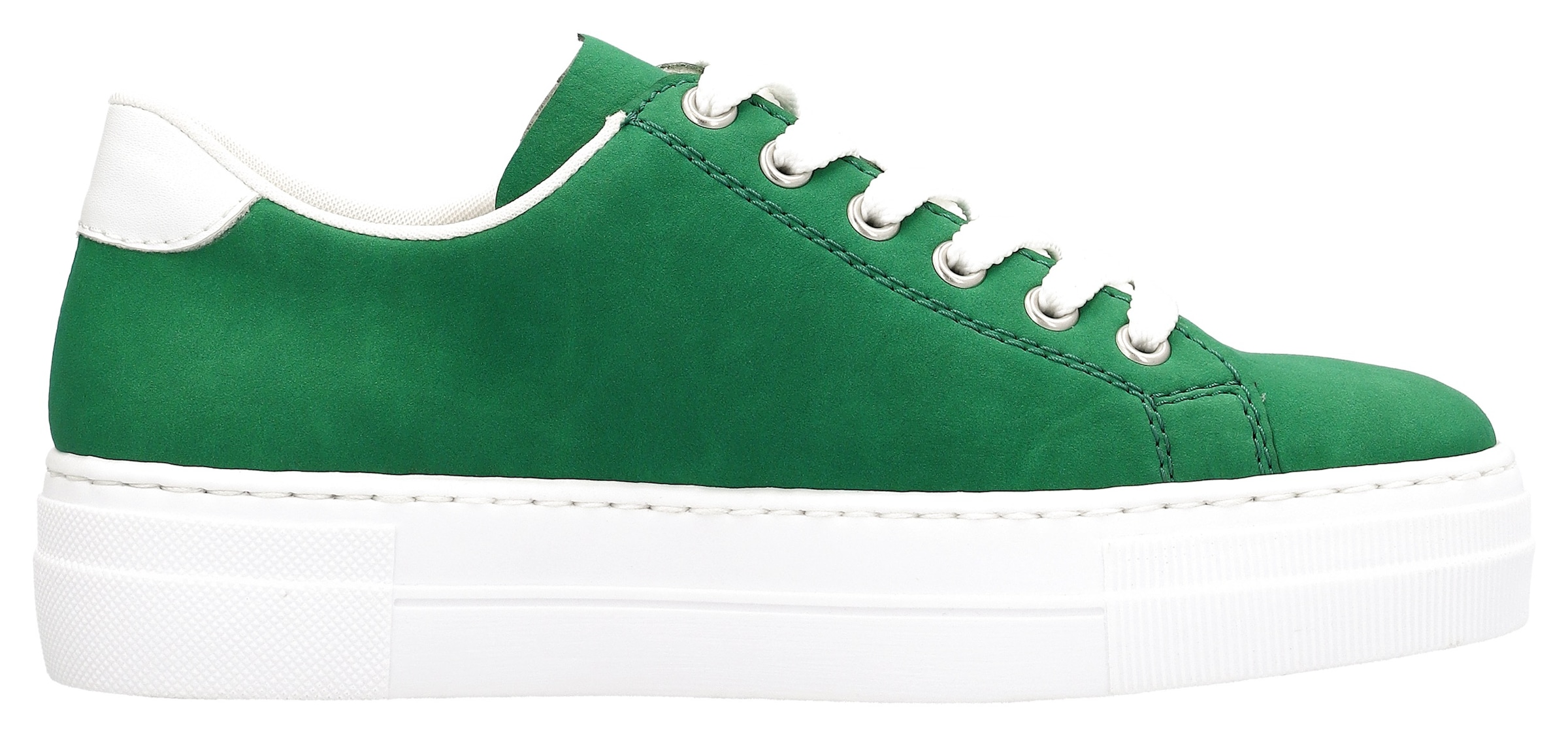 Rieker Sneaker, Freizeitschuh, Halbschuh, Schnürschuh mit Plateausohle