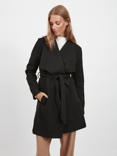 Vila Kurzmantel »VICOOLEY COLLAR BELT COAT - NOOS«