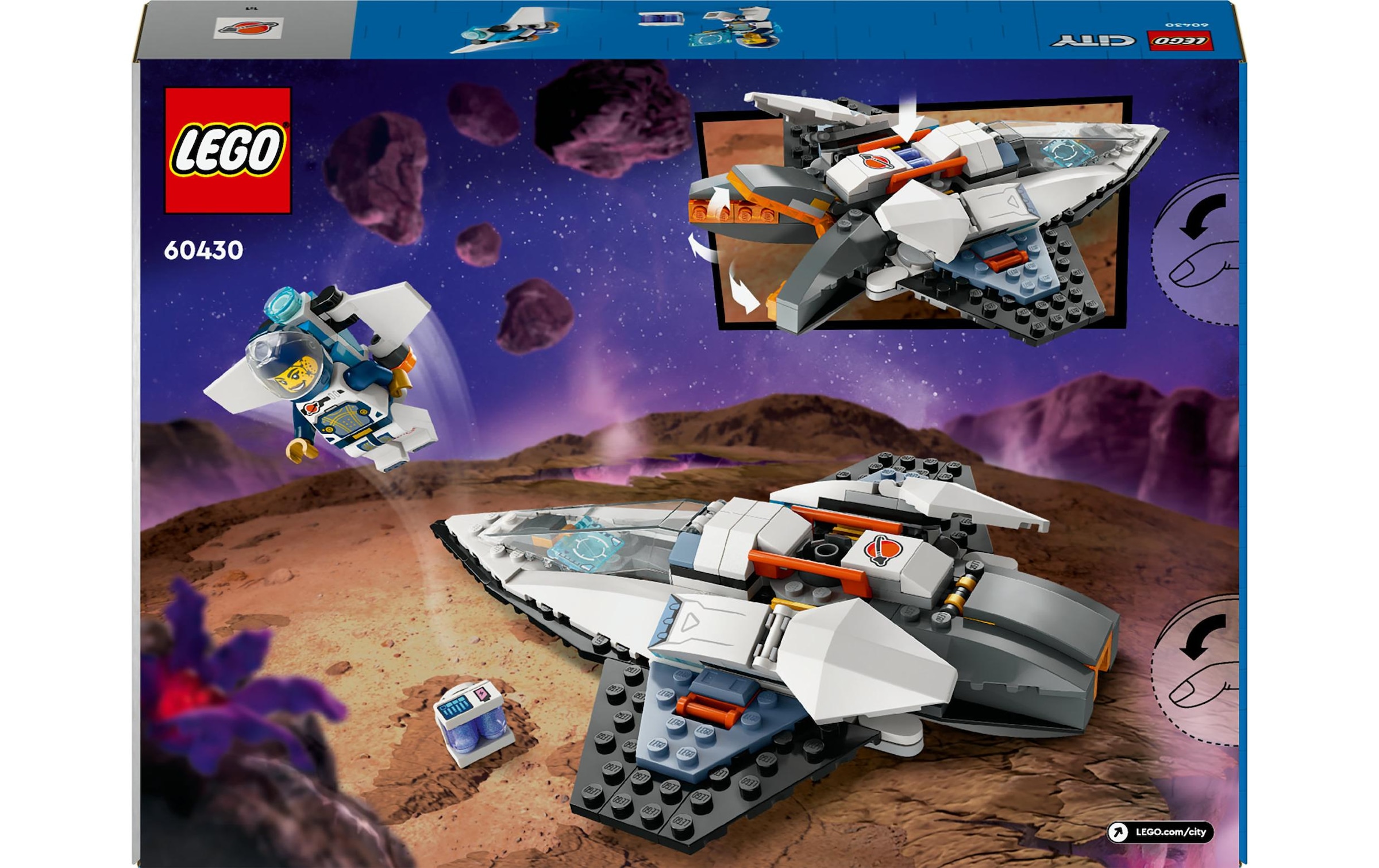 LEGO® Spielbausteine »Raumschiff 60430«, (240 St.)