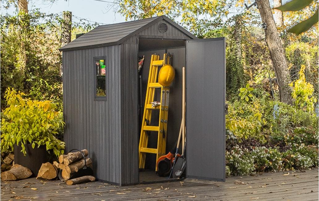 Keter Gartenhaus »Darwin 4 x 6 Grau, Kunststoff/Metall«