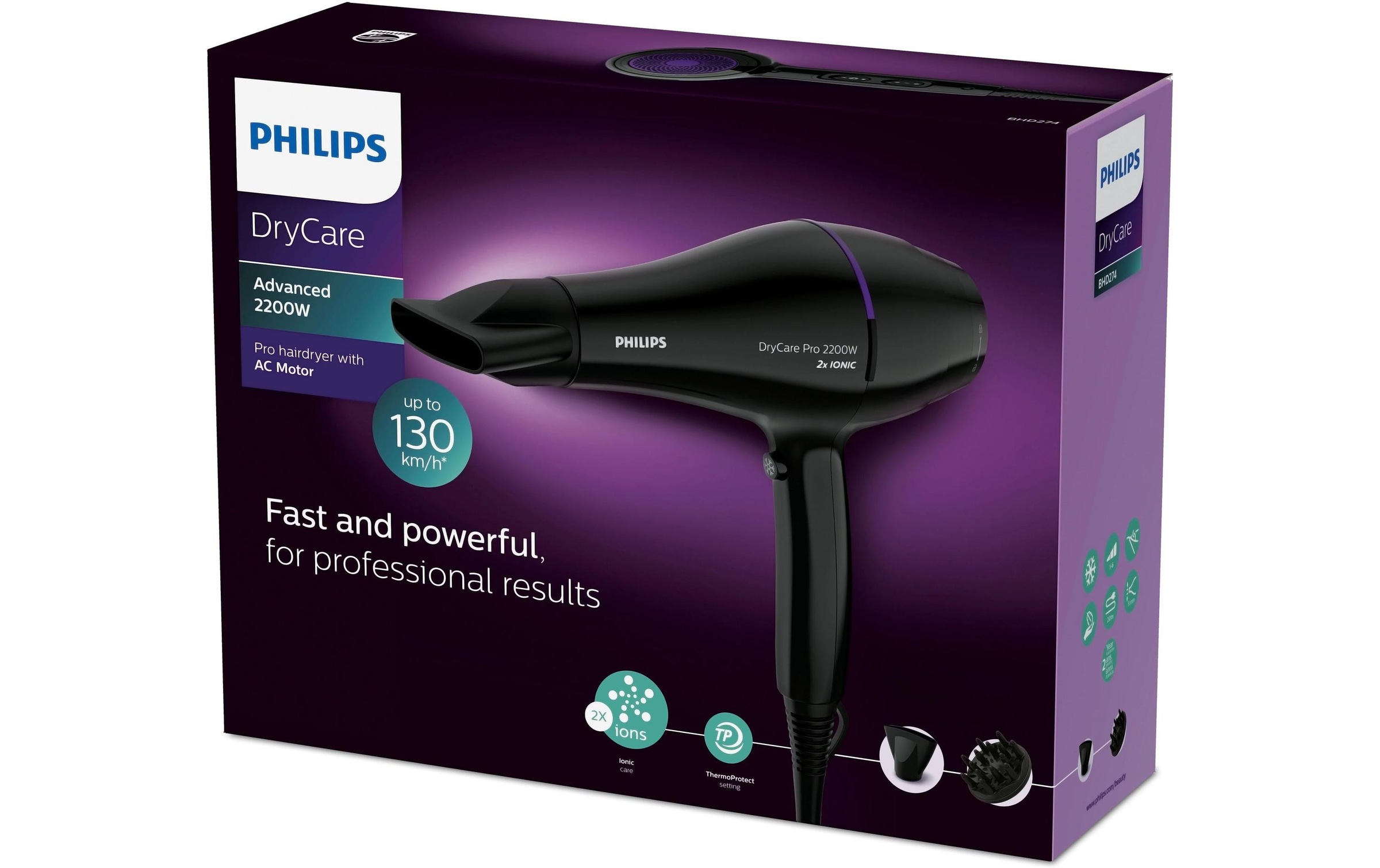 Philips Haartrockner »DryCare Pro BHD274/00«, 2200 W