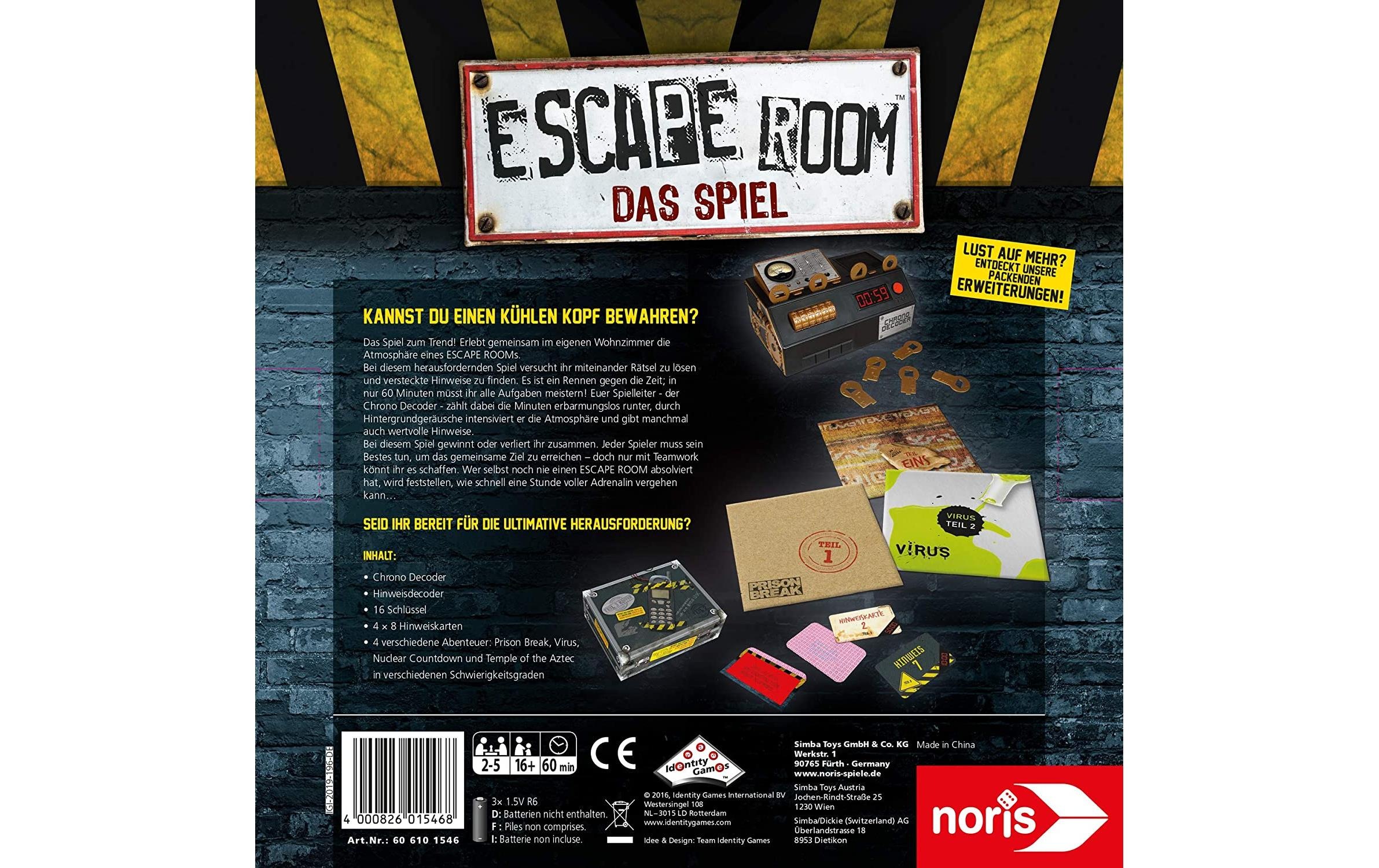 Noris Spiel »Escape Room«