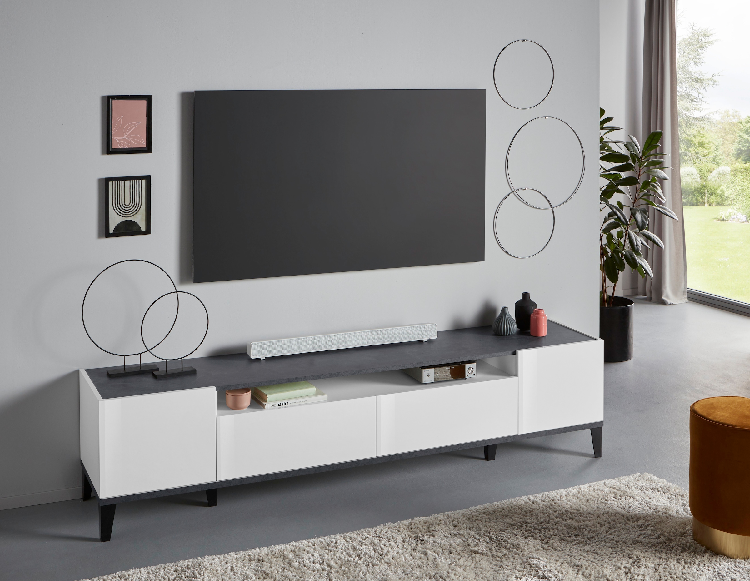 INOSIGN Lowboard »SunriseTV-Board, TV-Schrank«, Breite 200 cm