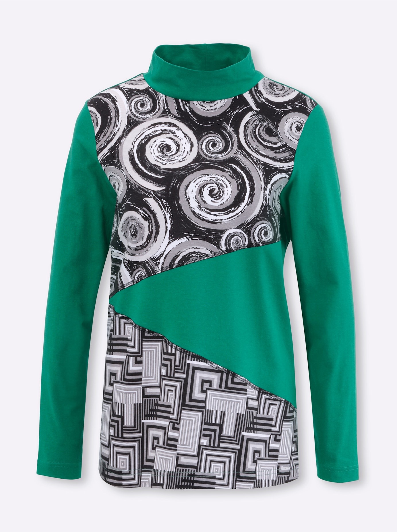 Classic Basics Stehkragenshirt »Stehkragen-Shirt« 1 Stk.
