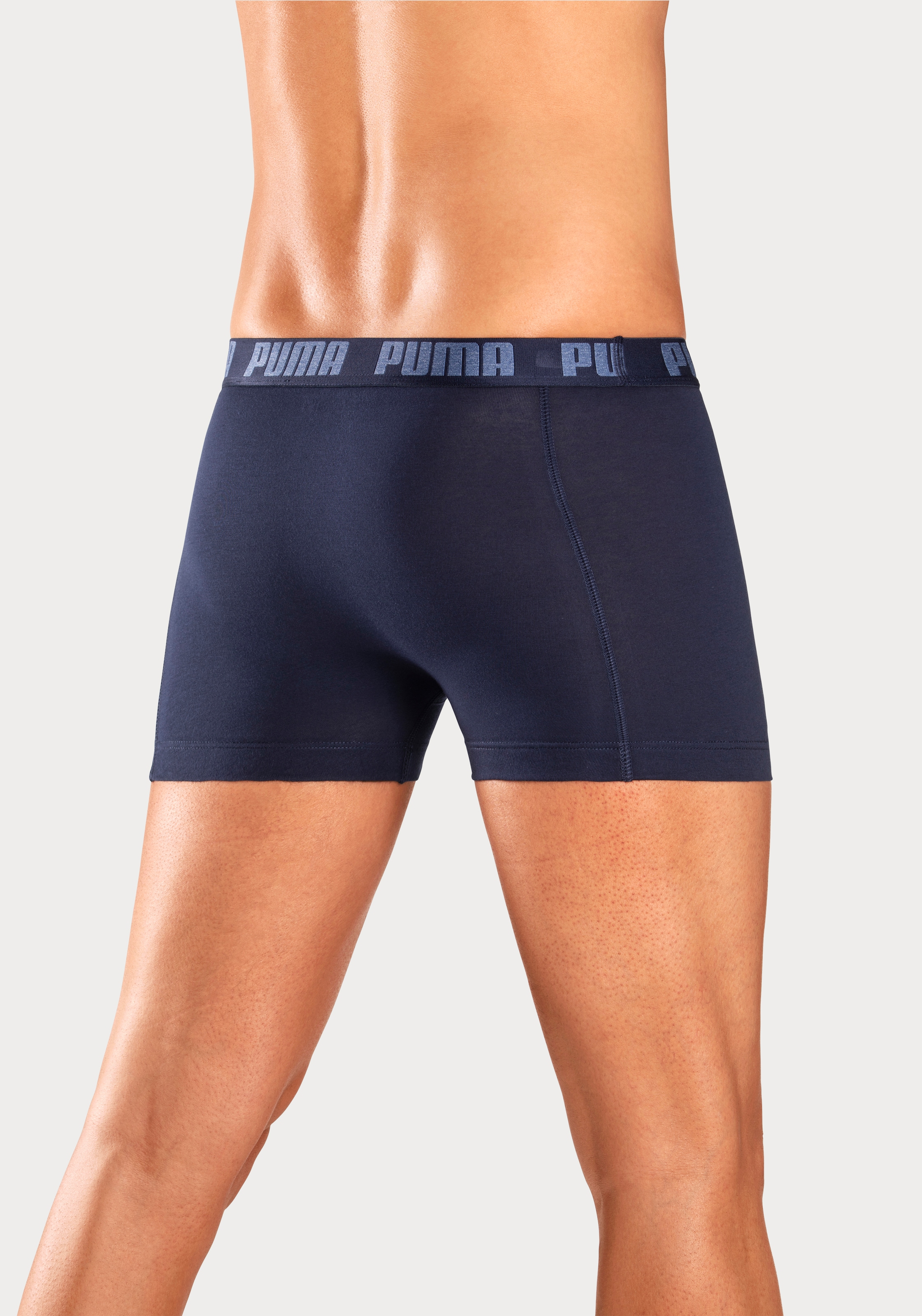 PUMA Boxer, (Packung, 2er-Pack), mit Logo Webbund