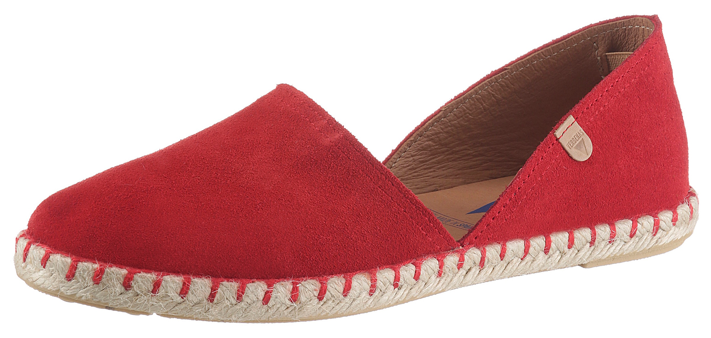 VERBENAS Espadrille »CARMEN SERRAJE«, Schlupfschuh, Sommerschuh, Loafer mit typischem Jute-Rahmen