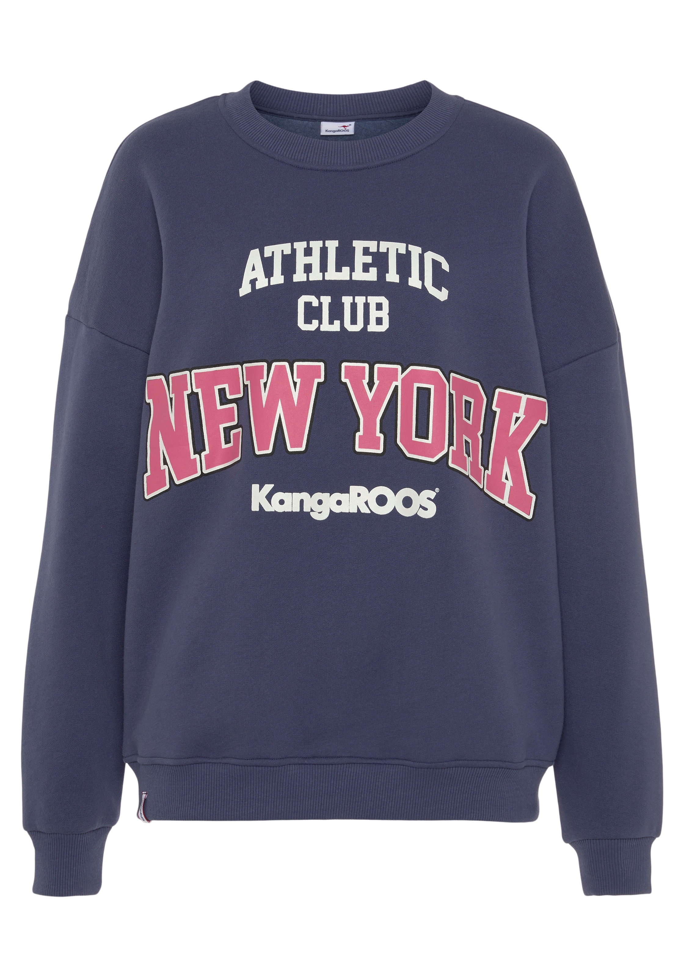 NEUE bei College-Style shoppen online KangaROOS Schweiz Sweatshirt, - grossem im mit KOLLEKTION Jelmoli-Versand Logodruck