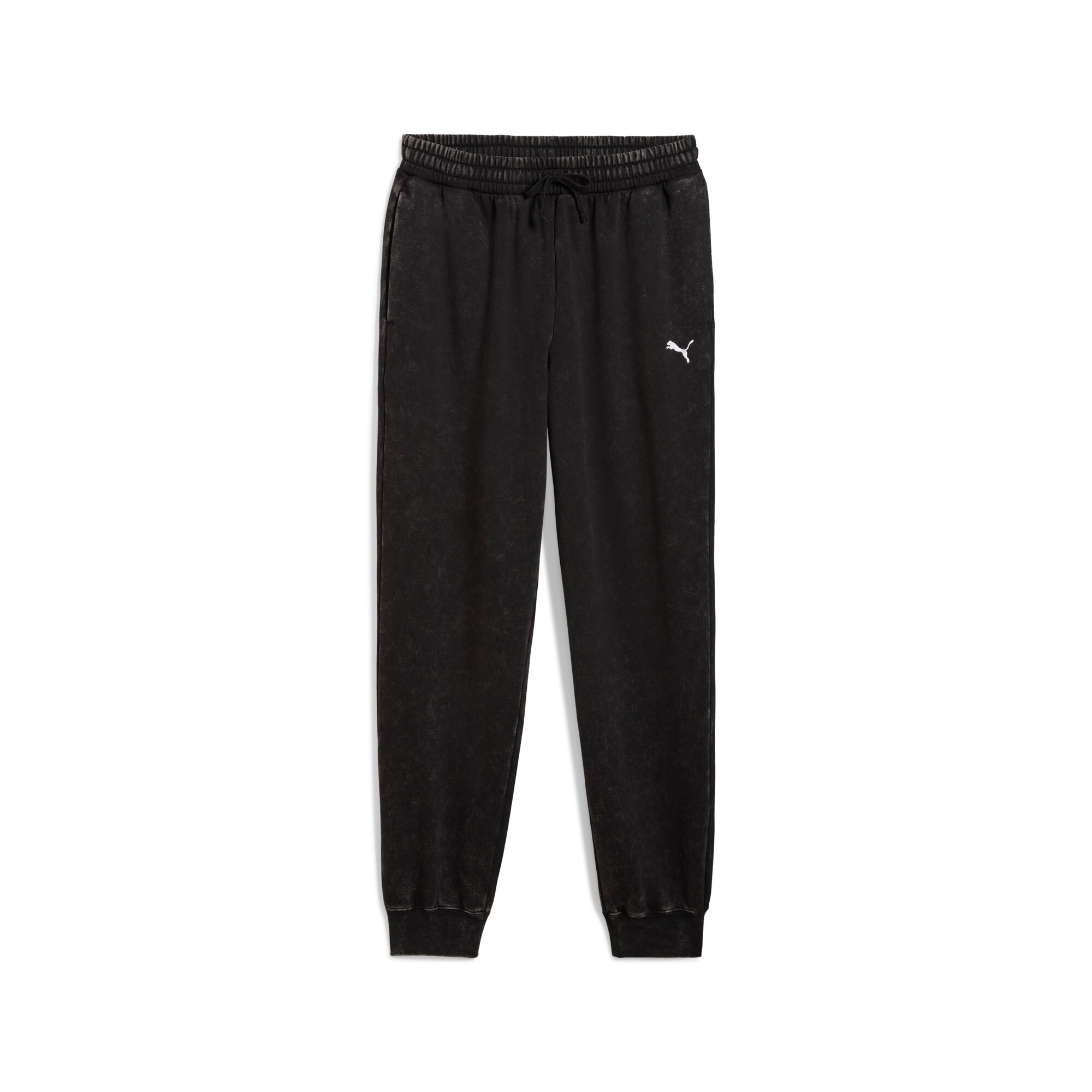 PUMA Trainingshose »ESS ELEVATED RELAXED WASH SWEATPANTS FL« sportlich inspirierte Details, mit Print-Applikationen