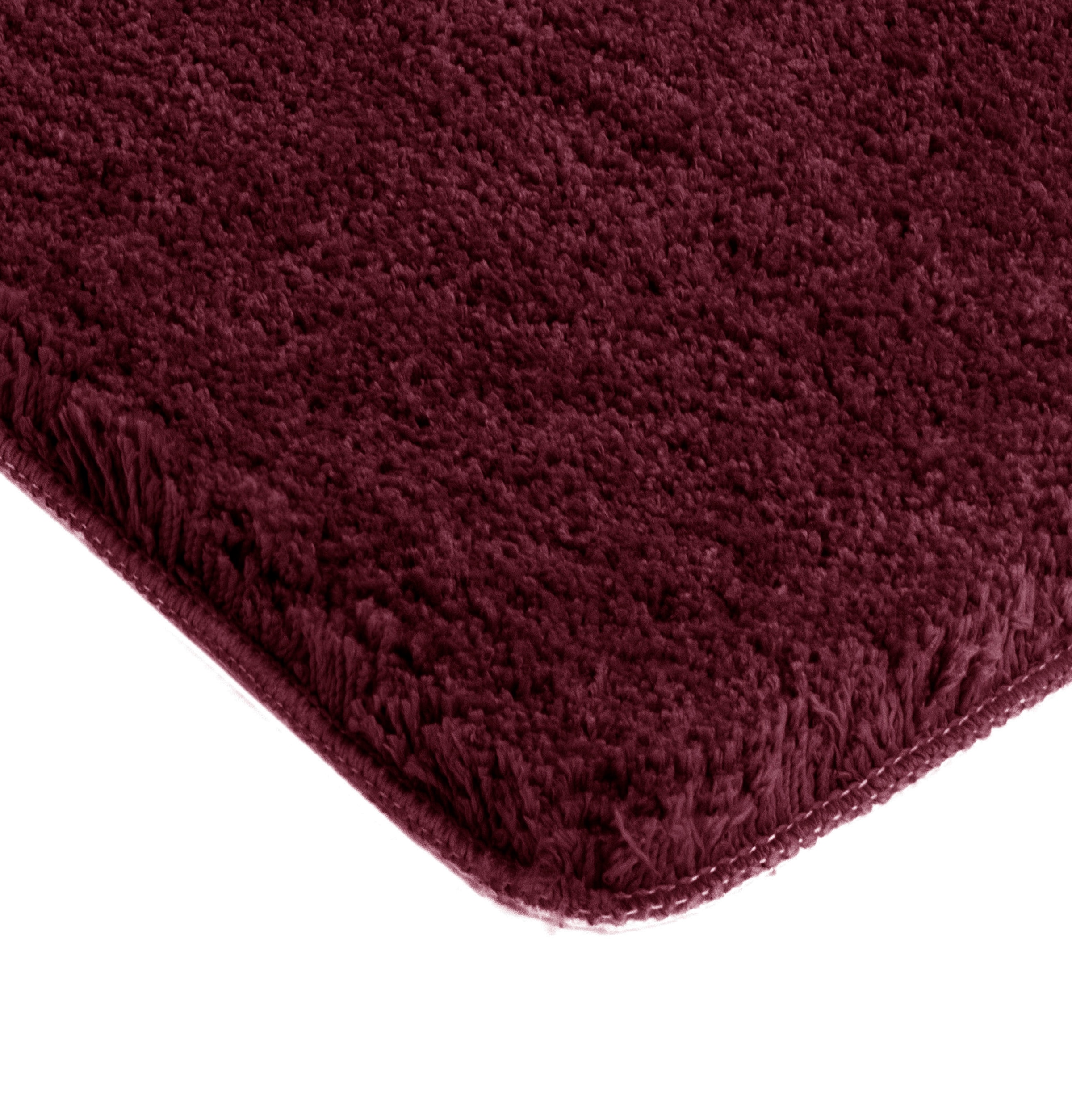 my home Badematte »Sanremo, Badvorleger, Badezimmer Teppich, sehr weich«, rutschhemmend beschichtet, fussbodenheizungsgeeignet-schnell trocknend, Badteppich, unifarben, rechteckig, rund & als 3-tlg. Set erhältlich