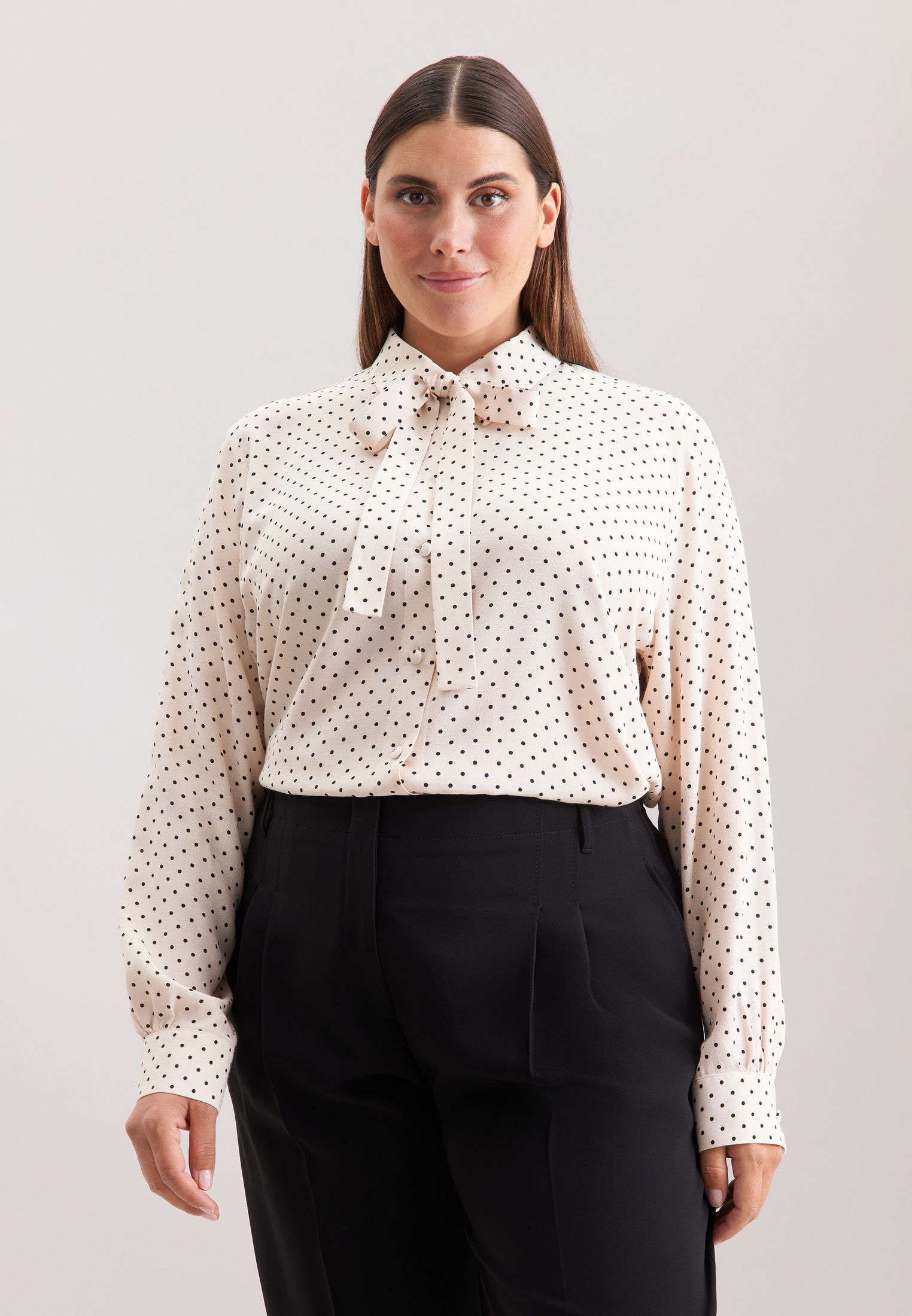 seidensticker Klassische Bluse »Schwarze Rose« 1/1 Druck
