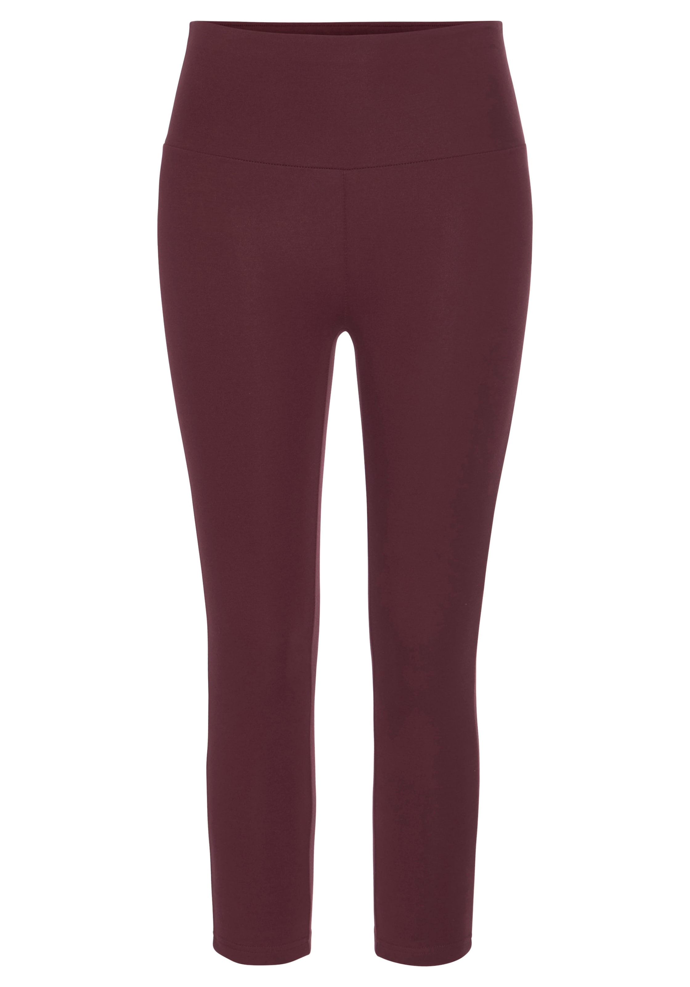 LASCANA Caprileggings, mit breitem weichem Bündchen, Loungewear