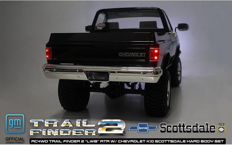RC-Monstertruck »RC4WD Trail Finder 2 LWB Chevy K10 Schwarz RTR,«, Lackiert