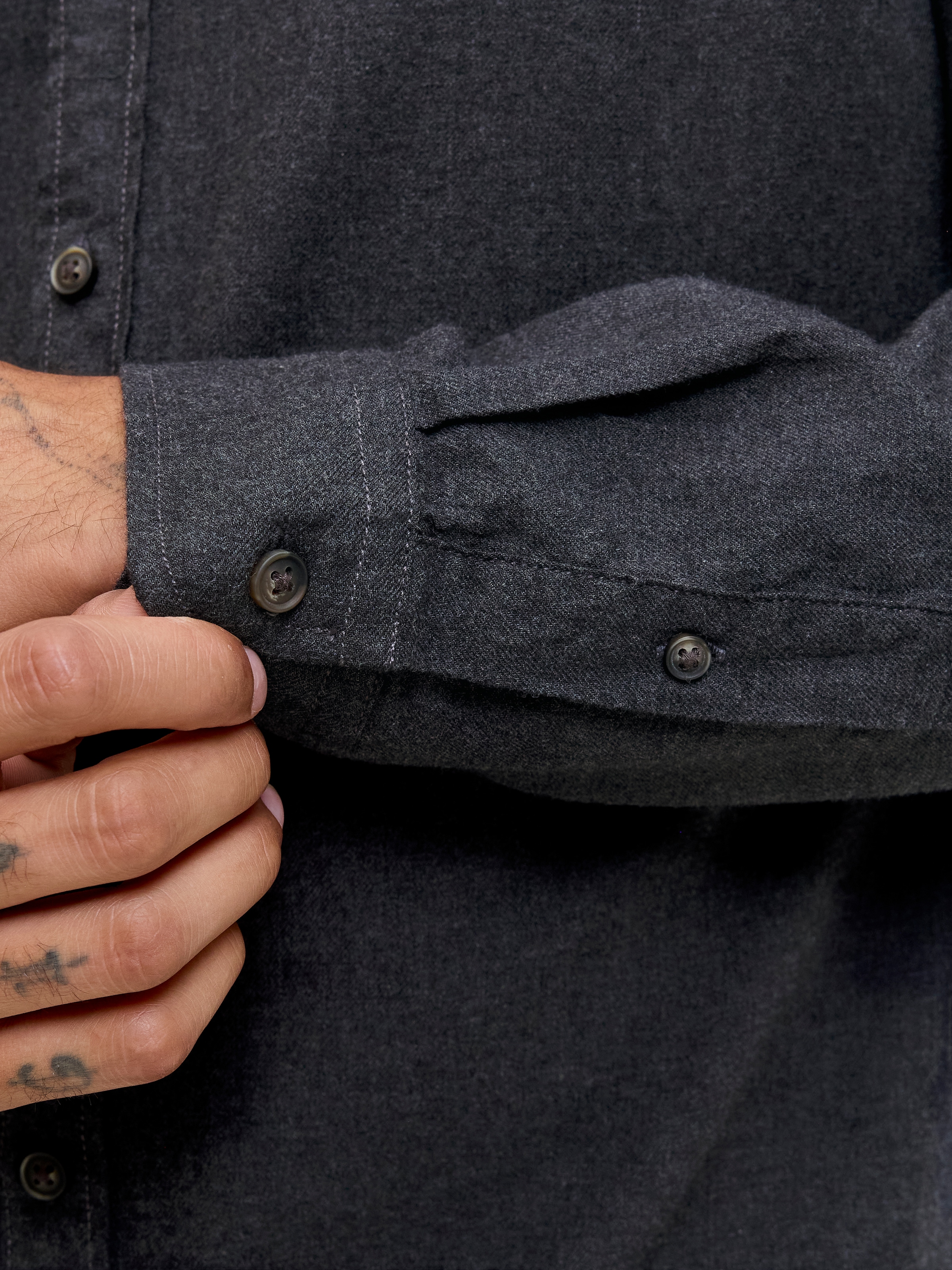 Jack & Jones Langarmhemd »JJECLASSIC MELANGE SHIRT L/S NOOS«
