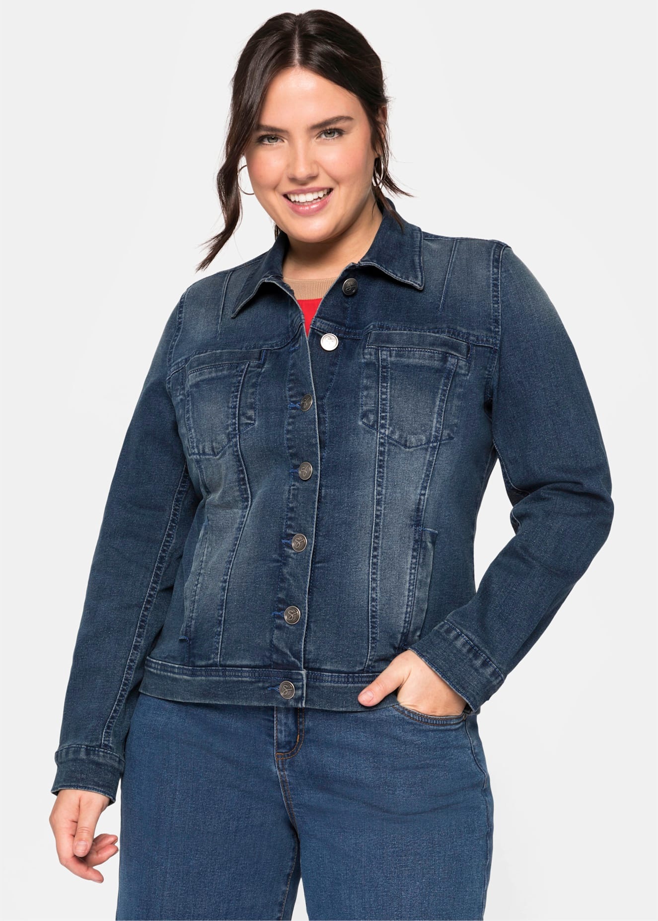 Sheego Jeansjacke