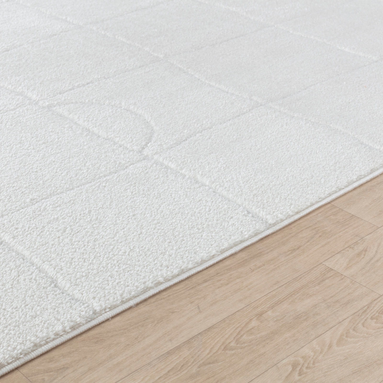 Livabliss Teppich »BUSAN«, rechteckig, 14 mm Höhe, Skandi Design, Modern Boho Kurzflor Wohnzimmerteppich, Schlafzimmer