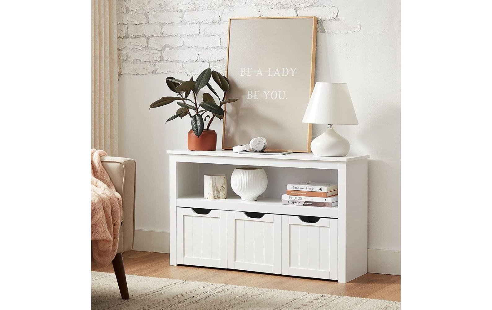 VASAGLE Kommode »im Landhausstil 102 x 60 cm, Weiss«