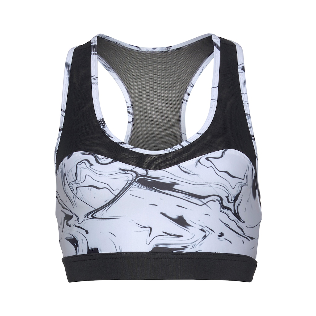 LASCANA ACTIVE Funktionsshirt »-Sporttop White Marble«