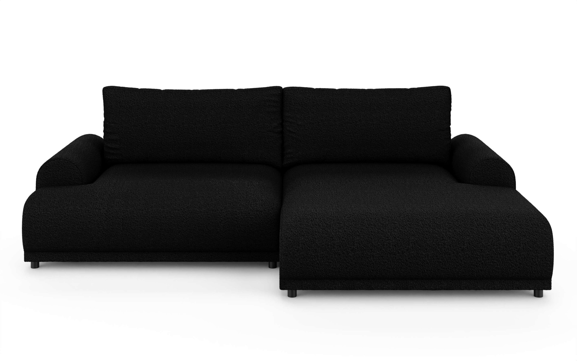 INOSIGN Ecksofa »Marsby, mit Bettfunktion und Bettkasten, Masse: B/H/T 242/65/145 cm«, L-Form mit Wellenunterfederung, Recamiere links oder rechts bestellbar