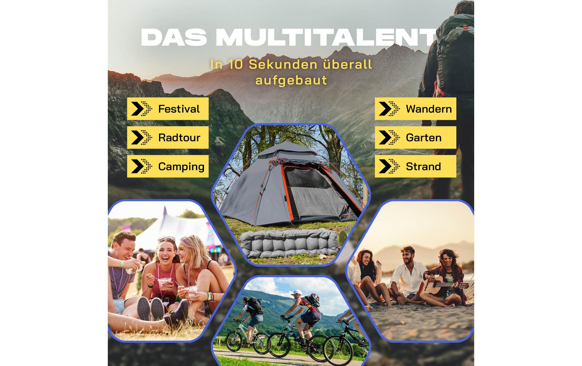 Kuppelzelt »Where tomorrow 3 Personen«, 3 Personen