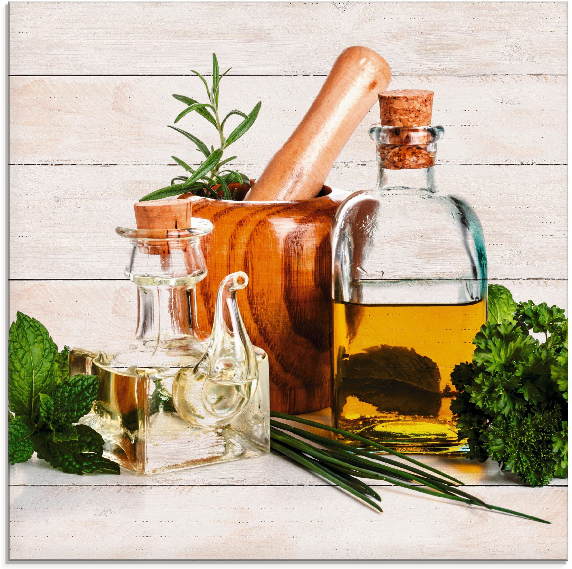 Artland Glasbild »Olivenöl und Grössen | kaufen Küche«, St.), in - Jelmoli-Versand (1 Arrangements, online verschiedenen Kräuter
