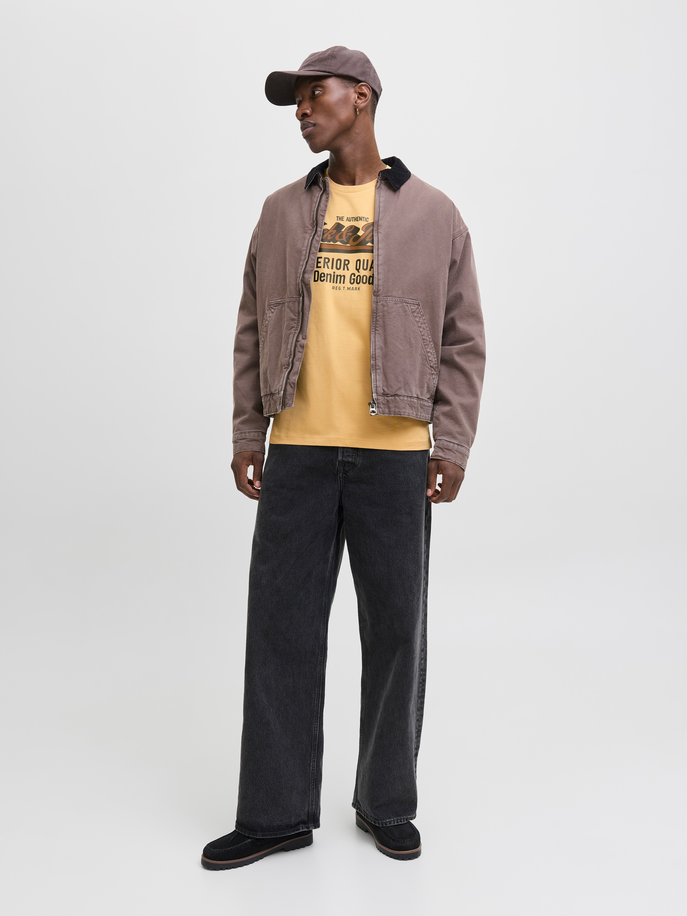 Jack & Jones Rundhalsshirt »JJELOGO TEE SS O-NECK 2 COL AW25 SN«