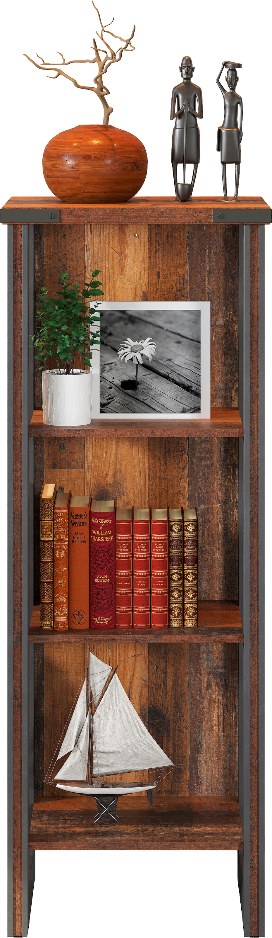 Home affaire Aktenregal »Bristol«, modernes Design, Bücherregal, Masse (B/T/H) 50/35/36 cm