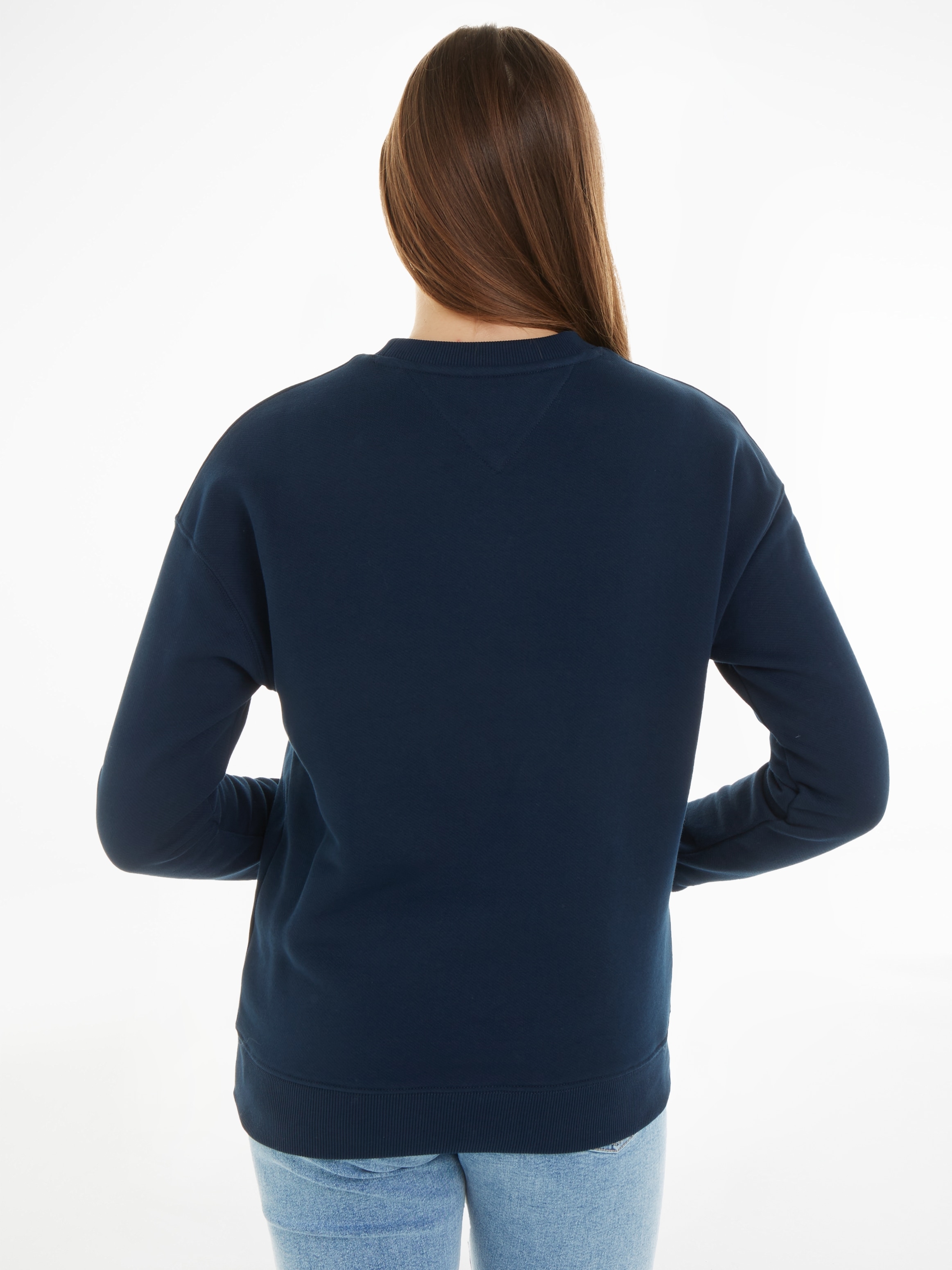 Schweiz Jeans Frontlogo Tommy bei online und Dropshoulder-Design bestellen Sweatshirt, mit Jelmoli-Versand