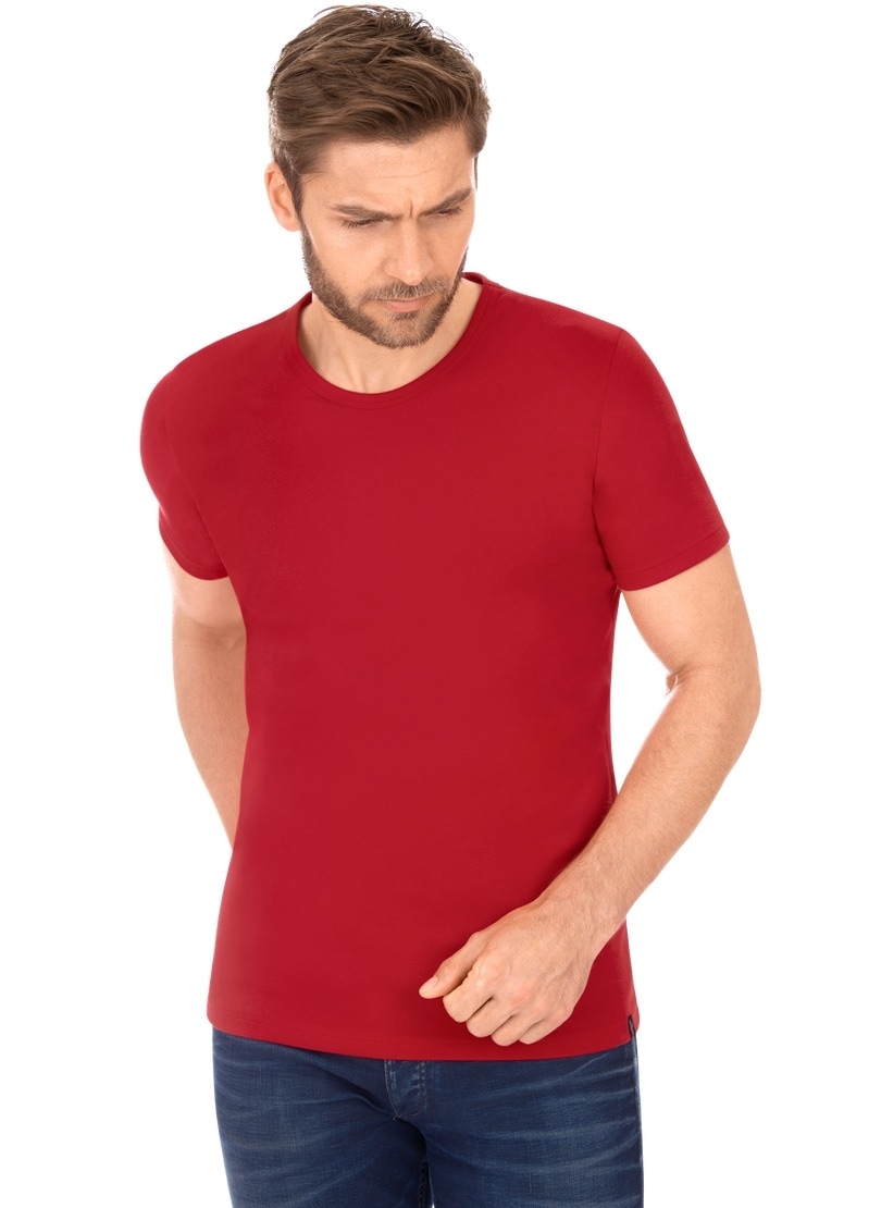 Trigema T-Shirt »TRIGEMA Jelmoli-Versand aus kaufen online Baumwolle/Elastan« T-Shirt 