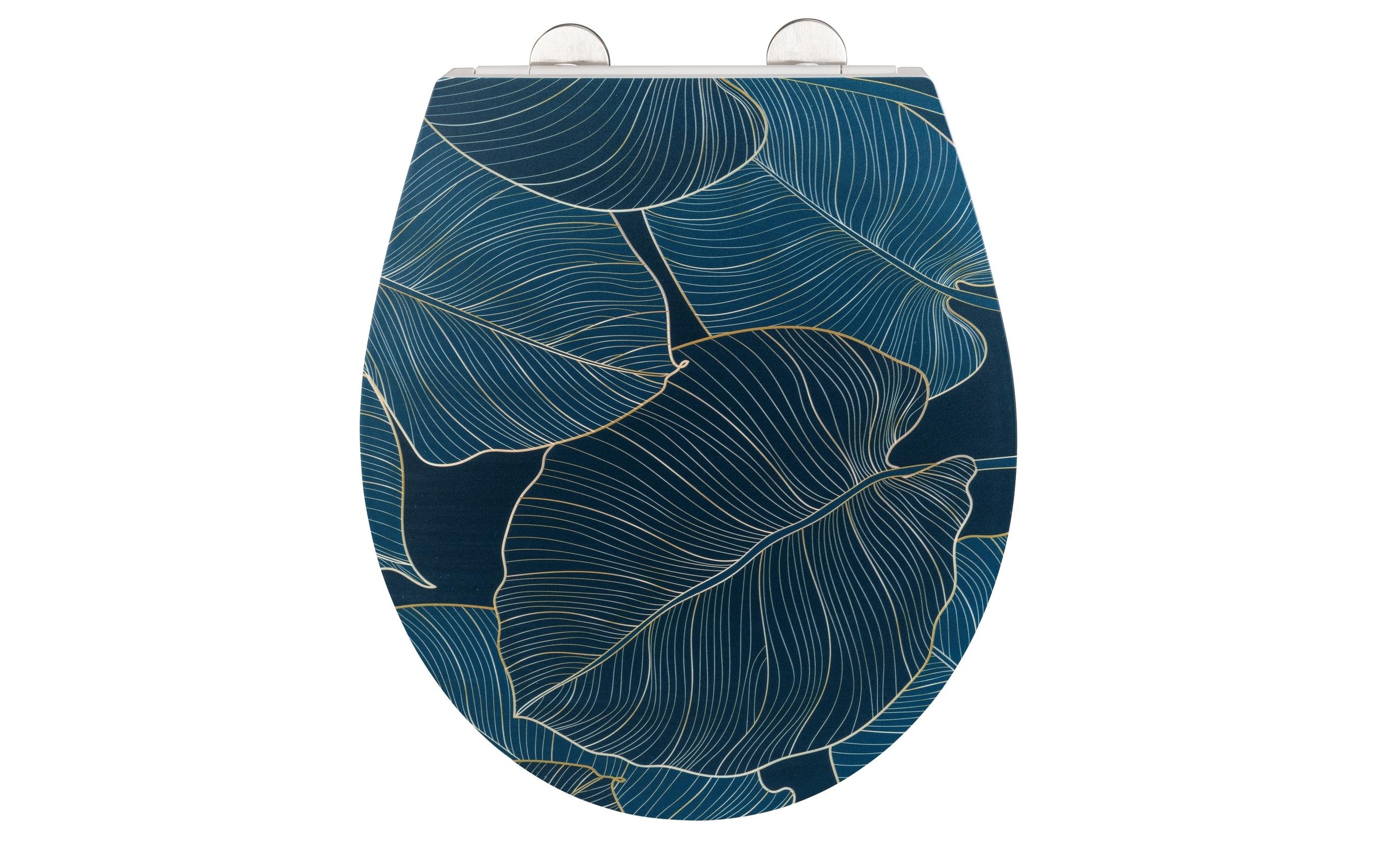 Wenko - Abattant Big Leaves, Duroplast, embossed