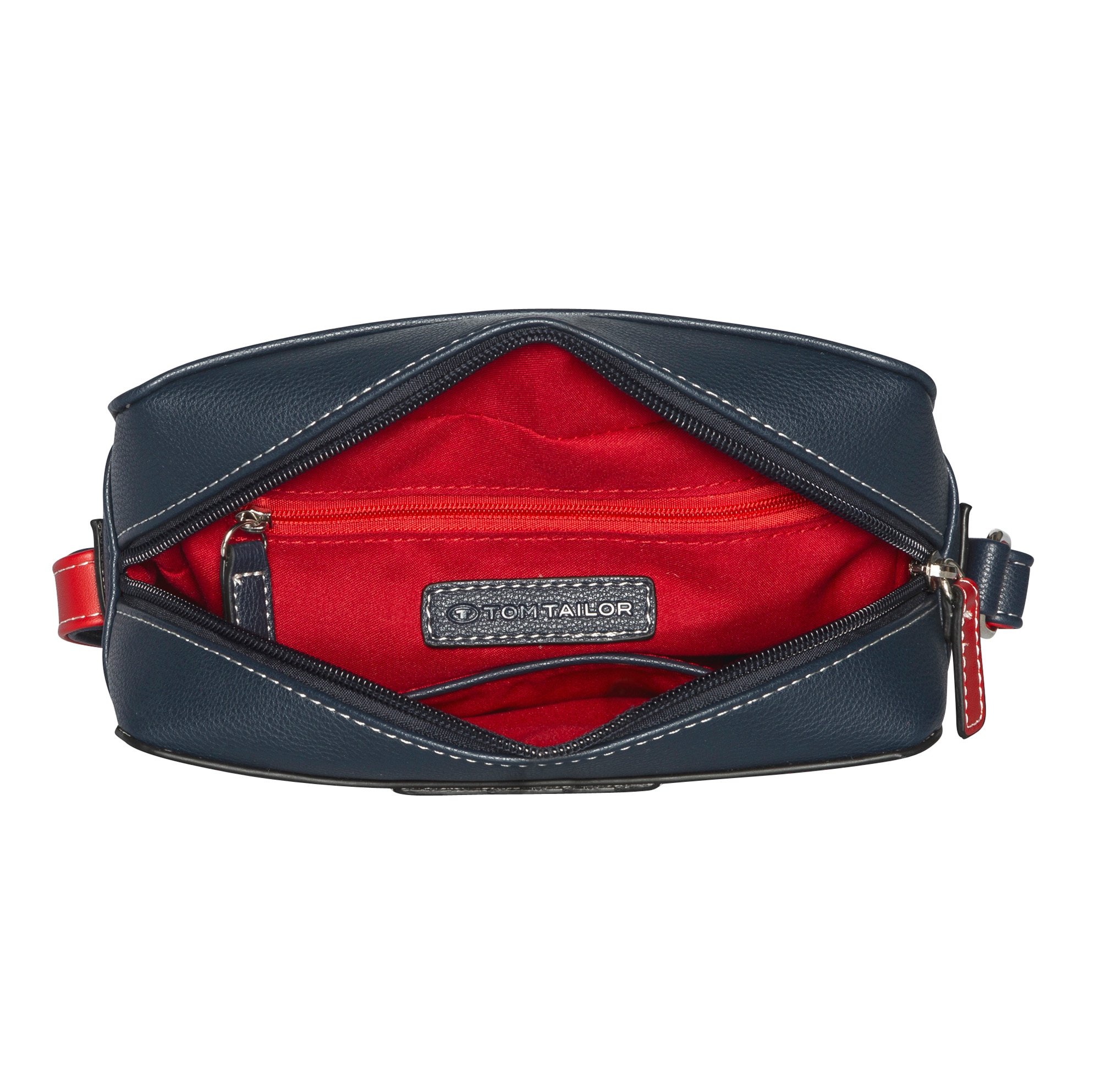TOM TAILOR Handtasche »Miri Mare«, maritimer Stil mit Kontrastnähten und durchdachten Farbakzenten
