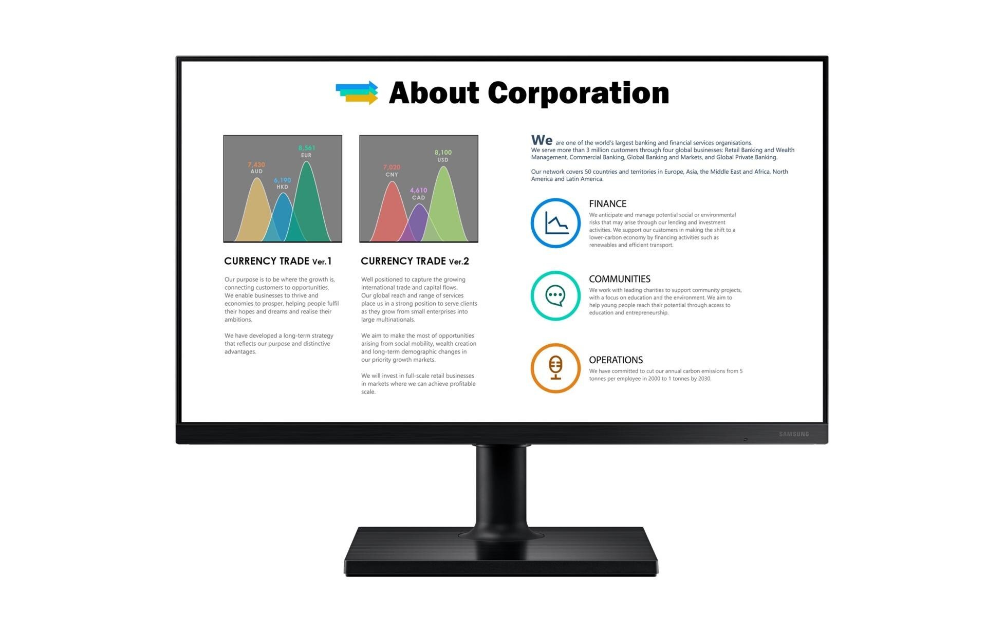 Samsung LED-Monitor »LF27T450FQRXEN«, 68,31 cm/27 Zoll, 1920 x 1080 px, Full HD, 5 ms Reaktionszeit, 75 Hz