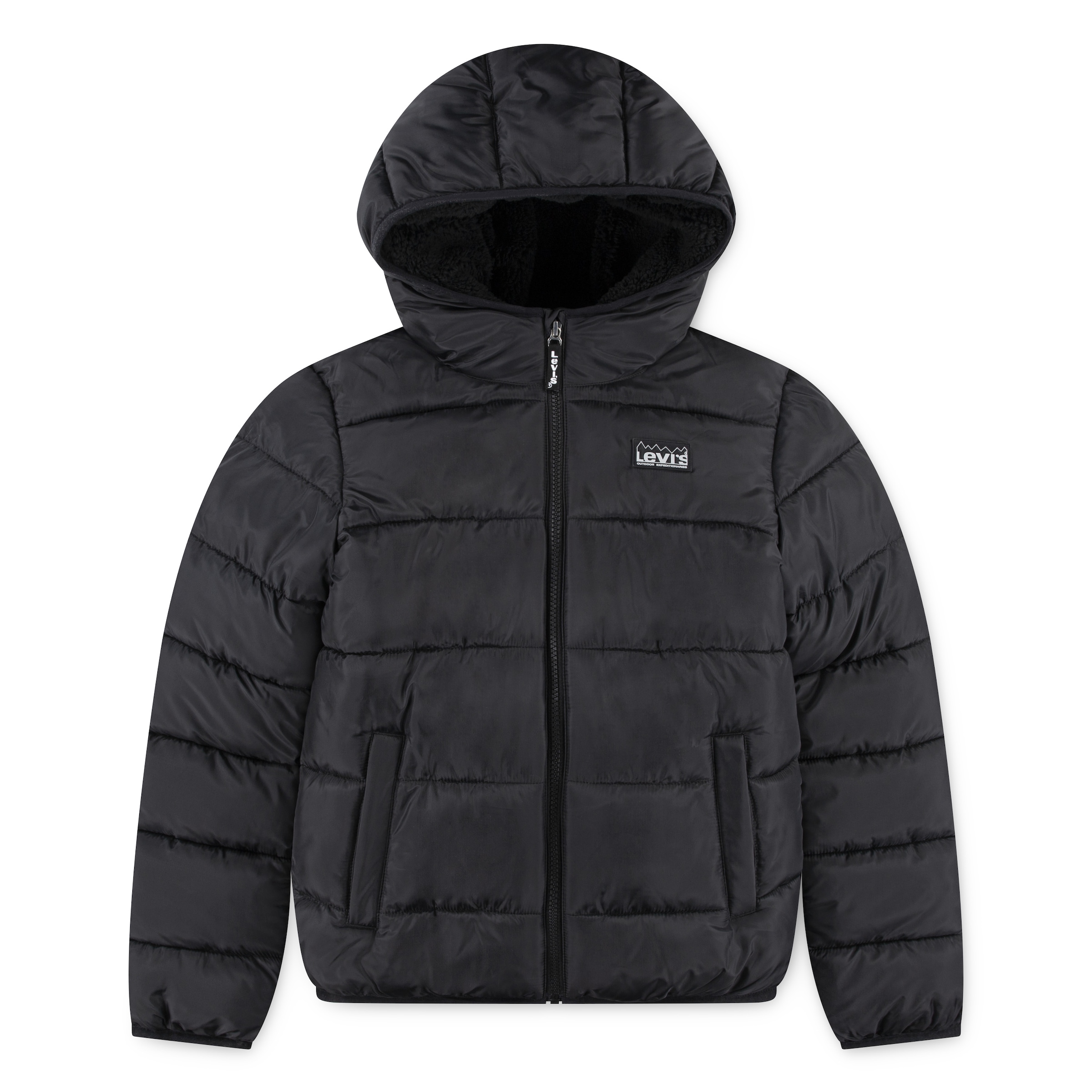 Levi's® Kids Steppjacke »LVB SHERPA LINED MDWT PU« mit Kapuze warm wattiert