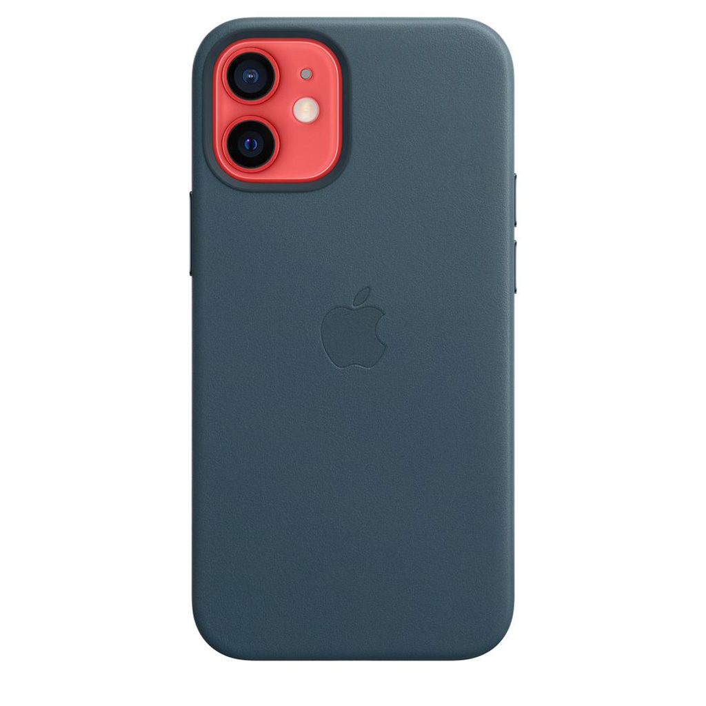 Apple Smartphone-Hülle »Apple iPhone 12 Mini Leder Case Mag Blue«, iPhone 12 Mini, 13,7 cm (5,4 Zoll), MHK83ZM/A
