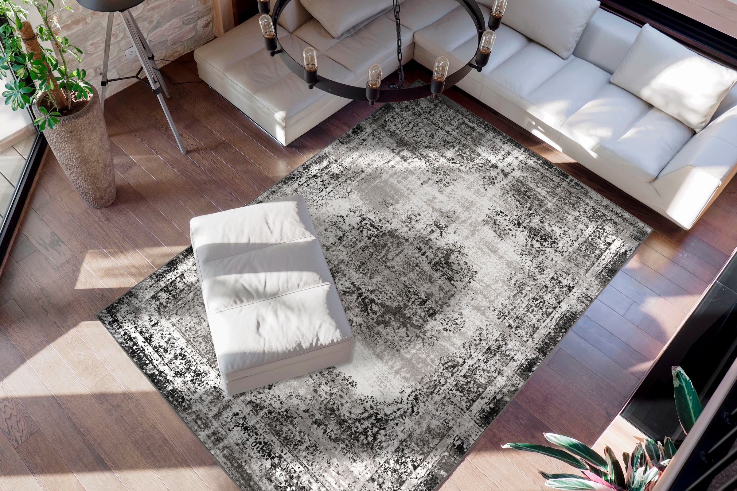 me gusta Teppich »Ariya 225«, rechteckig, 6 mm Höhe, Flachflor, gekettelt, Wohnzimmer