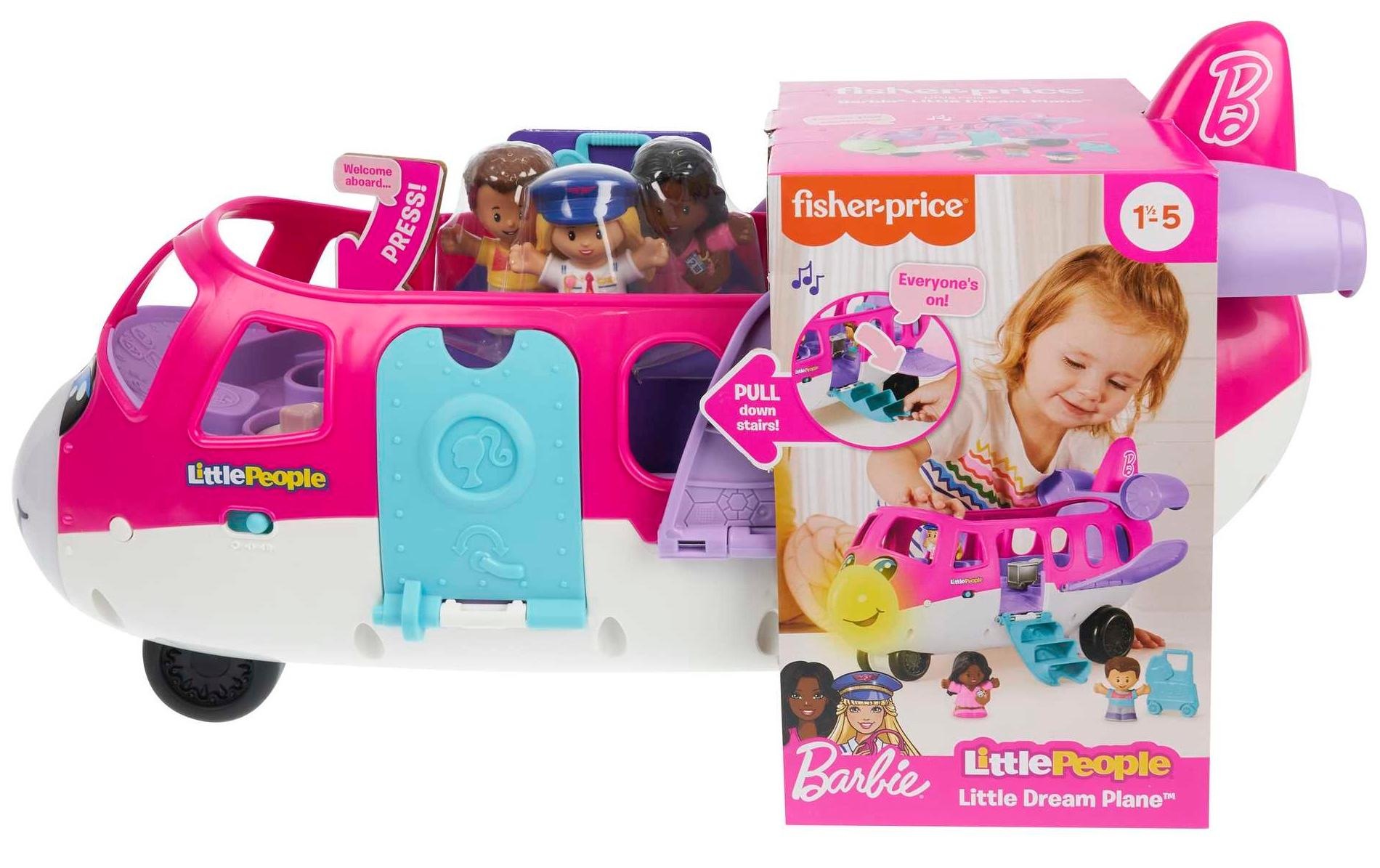 Fisher-Price® Spielzeug-Flugzeug »Little People Barbie Traum-Flugzeug«