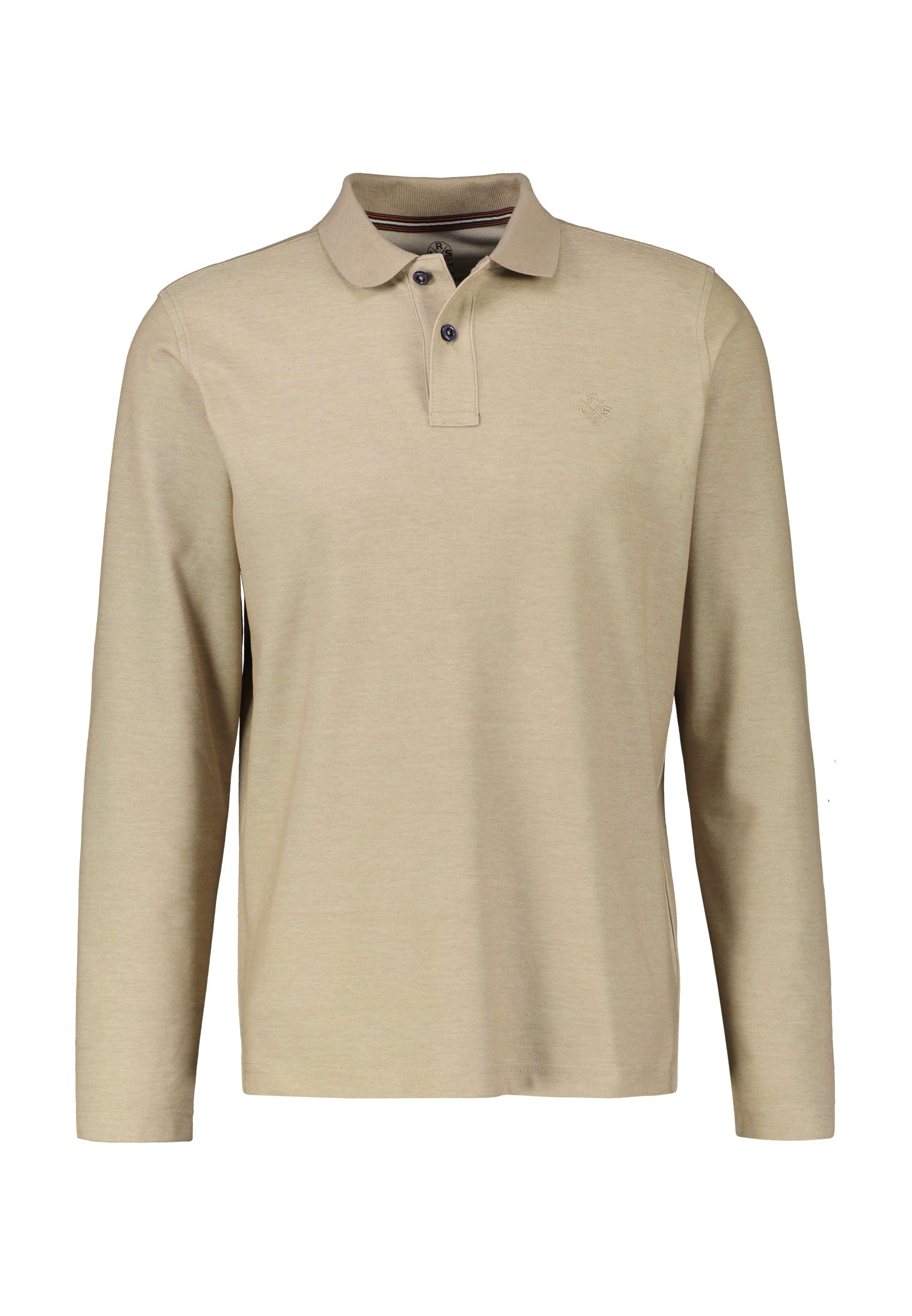 LERROS Sweatshirt »LERROS Longsleeve Polo, Piqué«