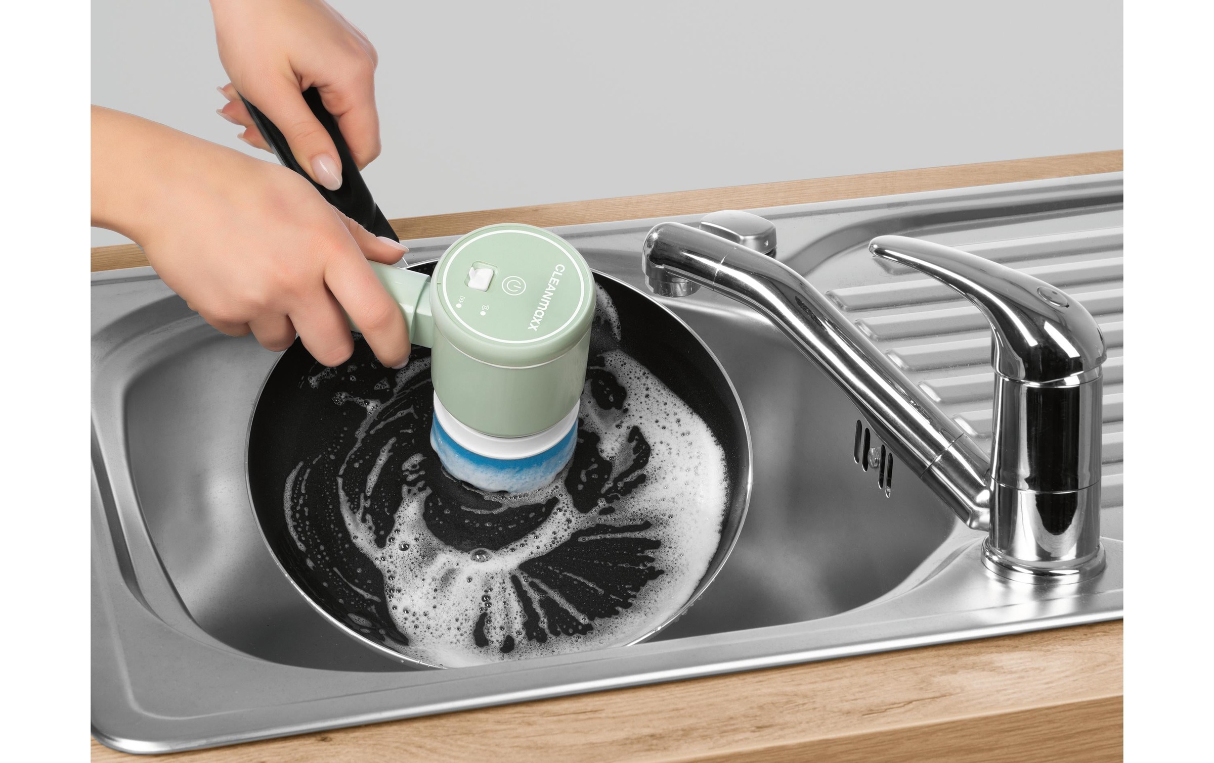 EASYmaxx Akku-Fugenbürste »4-teilig, Hellgrün«