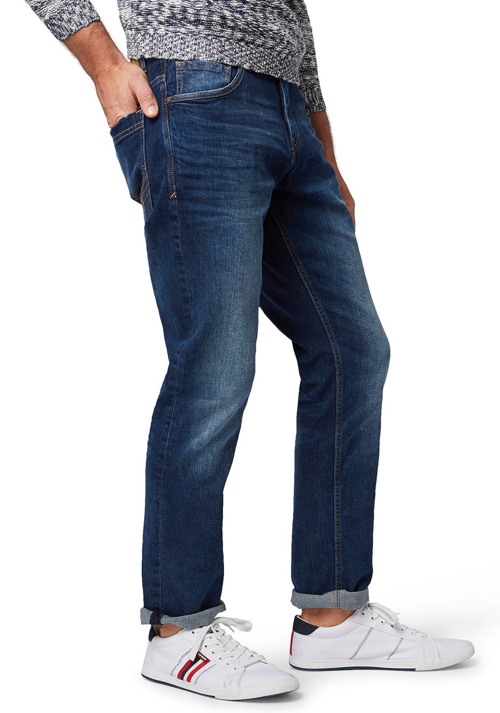 TOM TAILOR 5-Pocket-Jeans »Josh«, in Used-Waschung