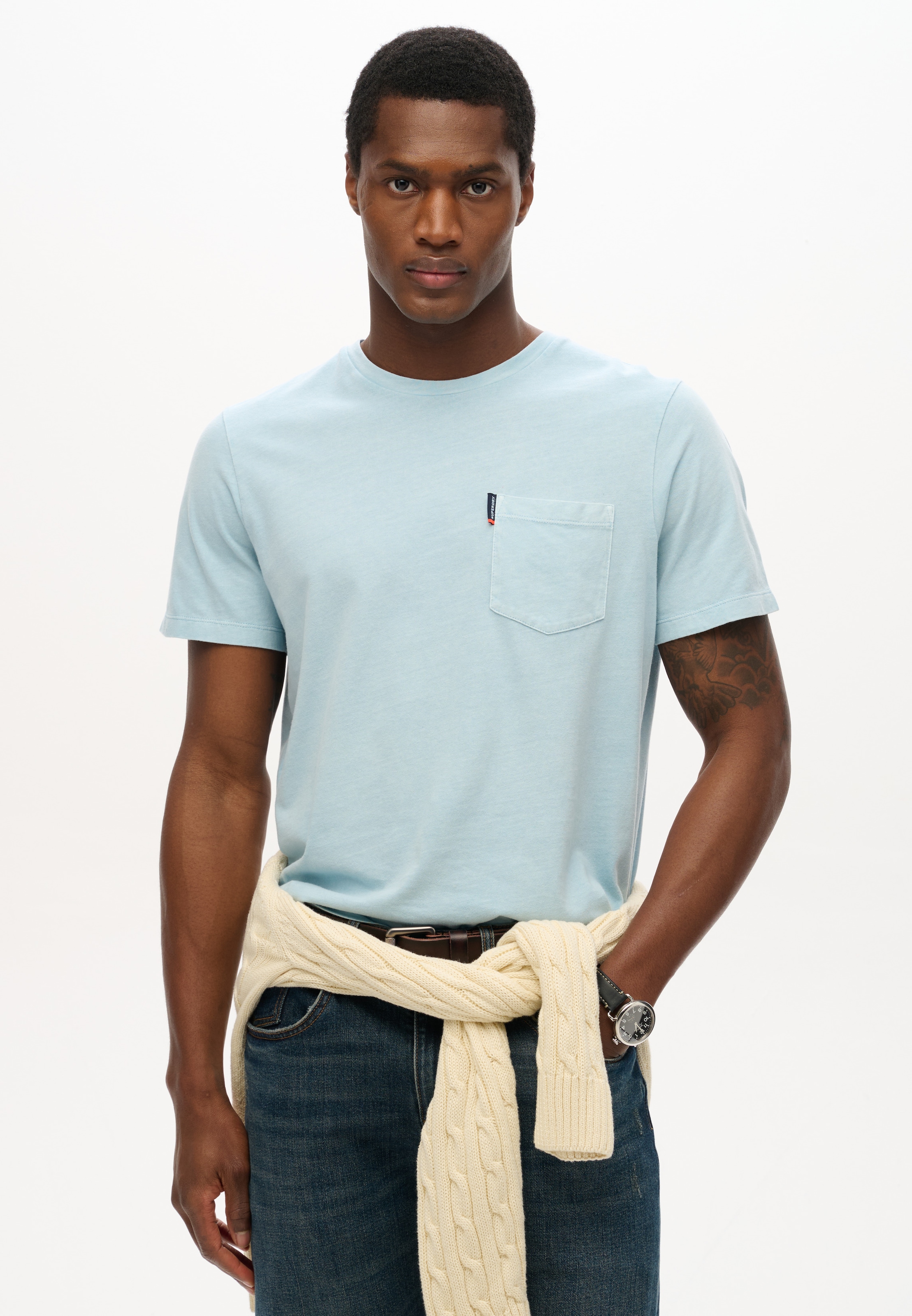 Superdry Rundhalsshirt »CLASSIC ESSENTIAL POCKET TEE«