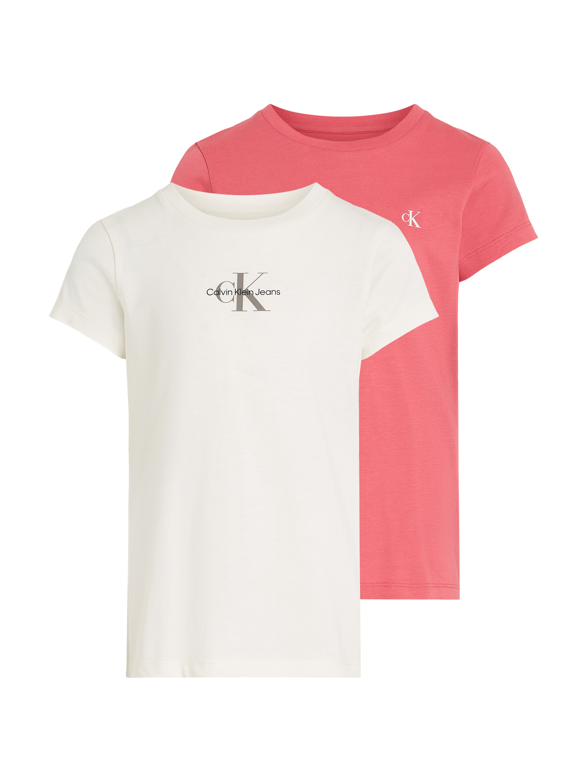 Calvin Klein Jeans T-Shirt »2-PACK SLIM MONOLOGO T-SHIRT« Packung, 2er-Pack, 2 Stk. mit Logodruck
