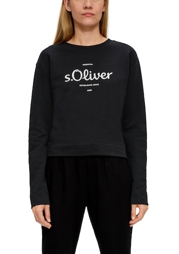 mit online | s.Oliver dem vorne Sweatshirt, kaufen Jelmoli-Versand Logonamen