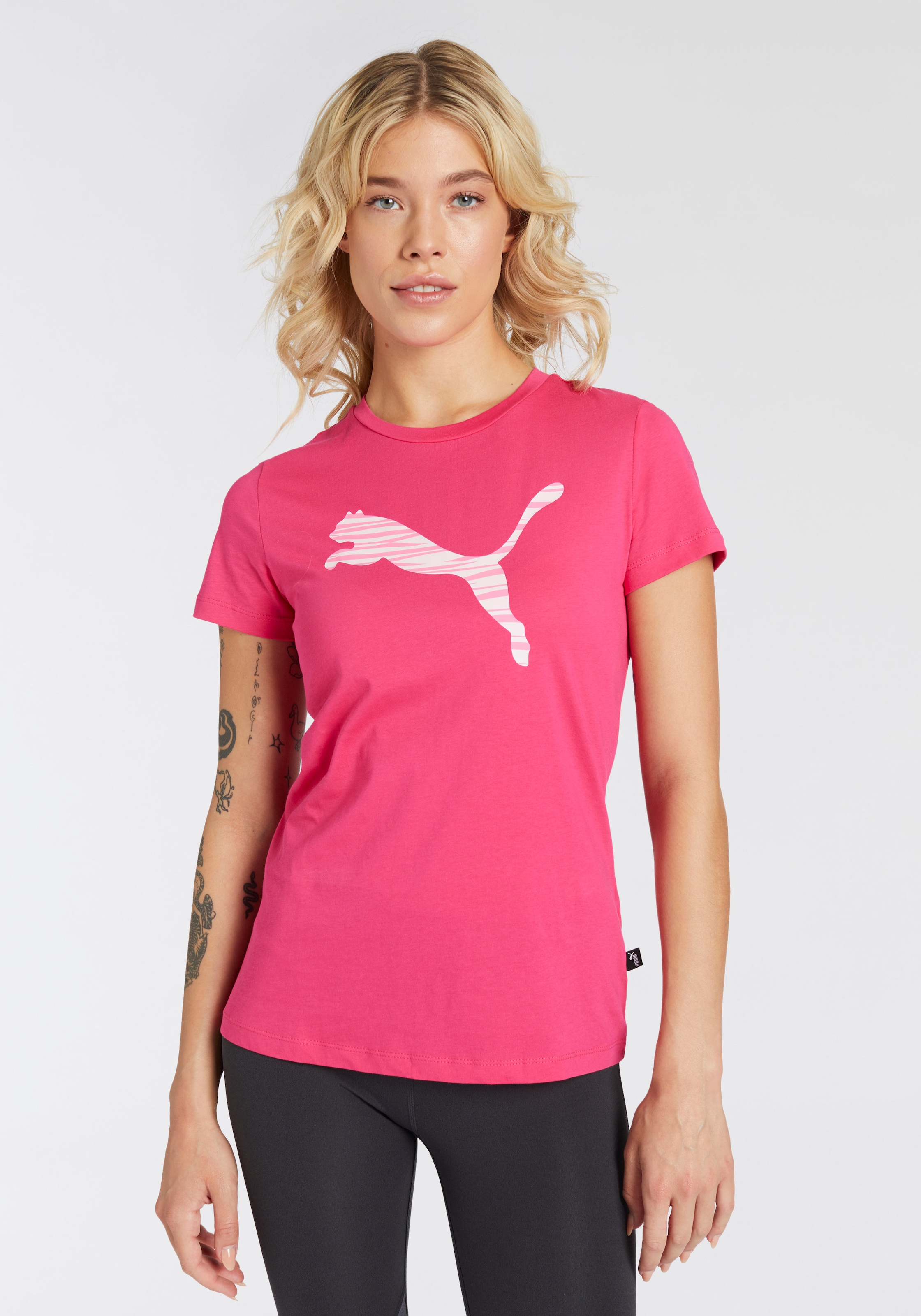 PUMA T-Shirt »ESS+ LOGO LAB TEE«