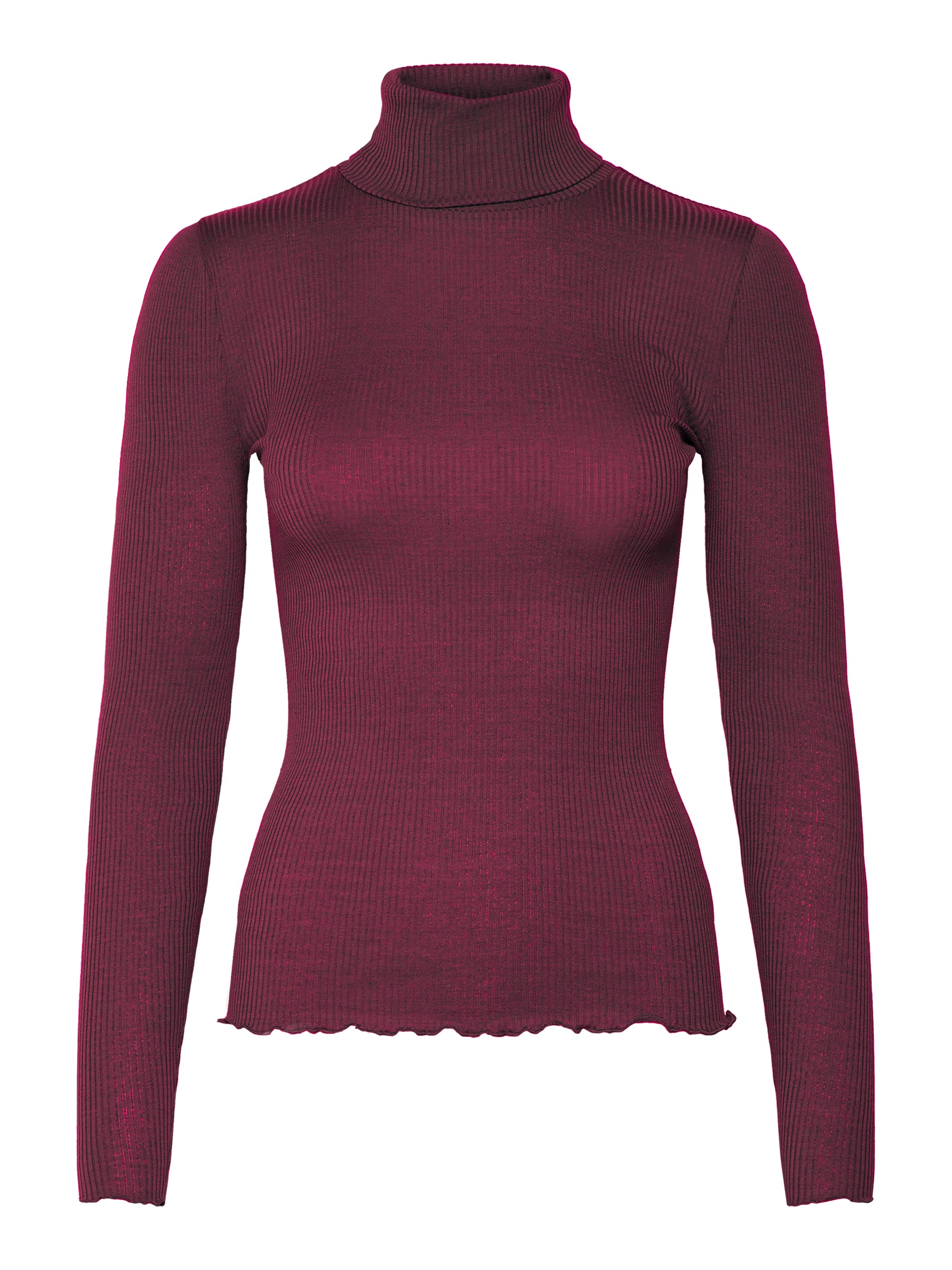 rosemunde Rollkragenshirt »Beatha silk shirt« Langarm Rolli, bequem, feminin, weich, Seide-/Baumwollmischung