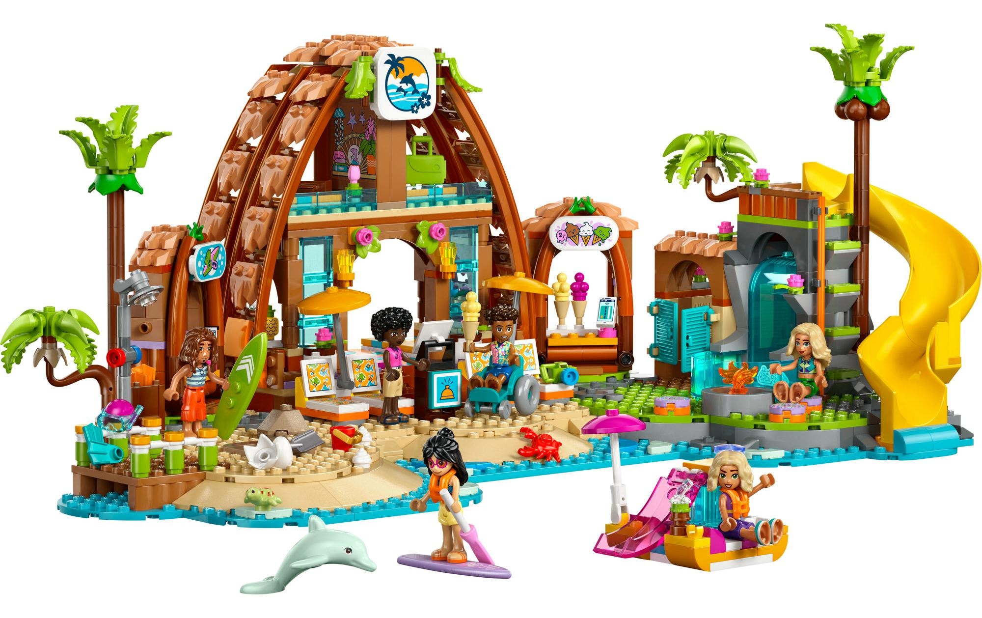 LEGO® Spielbausteine »Friends Familienurlaub im Strandresort 42673«, (1140 St.)