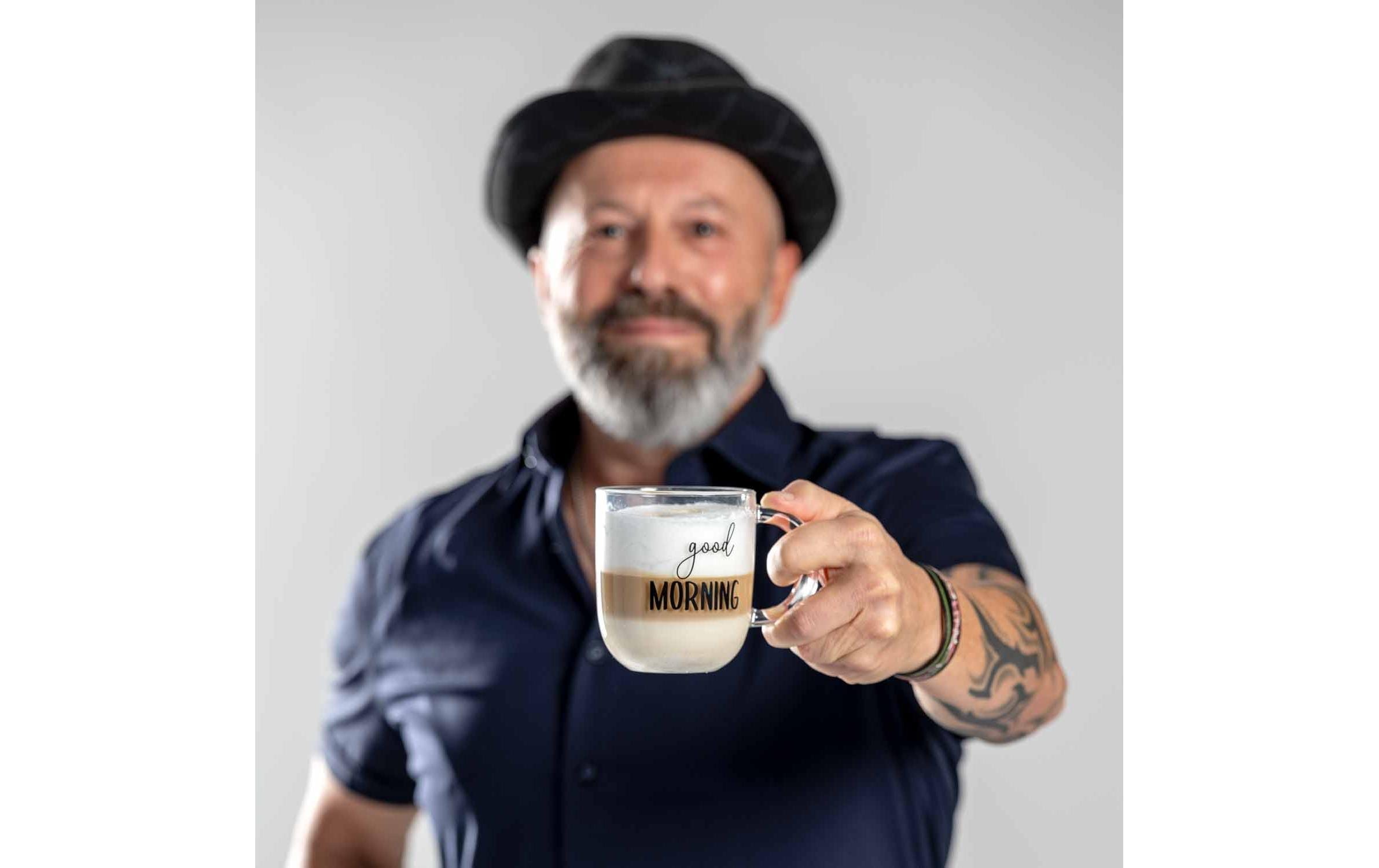 LEONARDO Tasse »Ufficio Good Morning 400 ml, 4 Stück«, (1 tlg.)