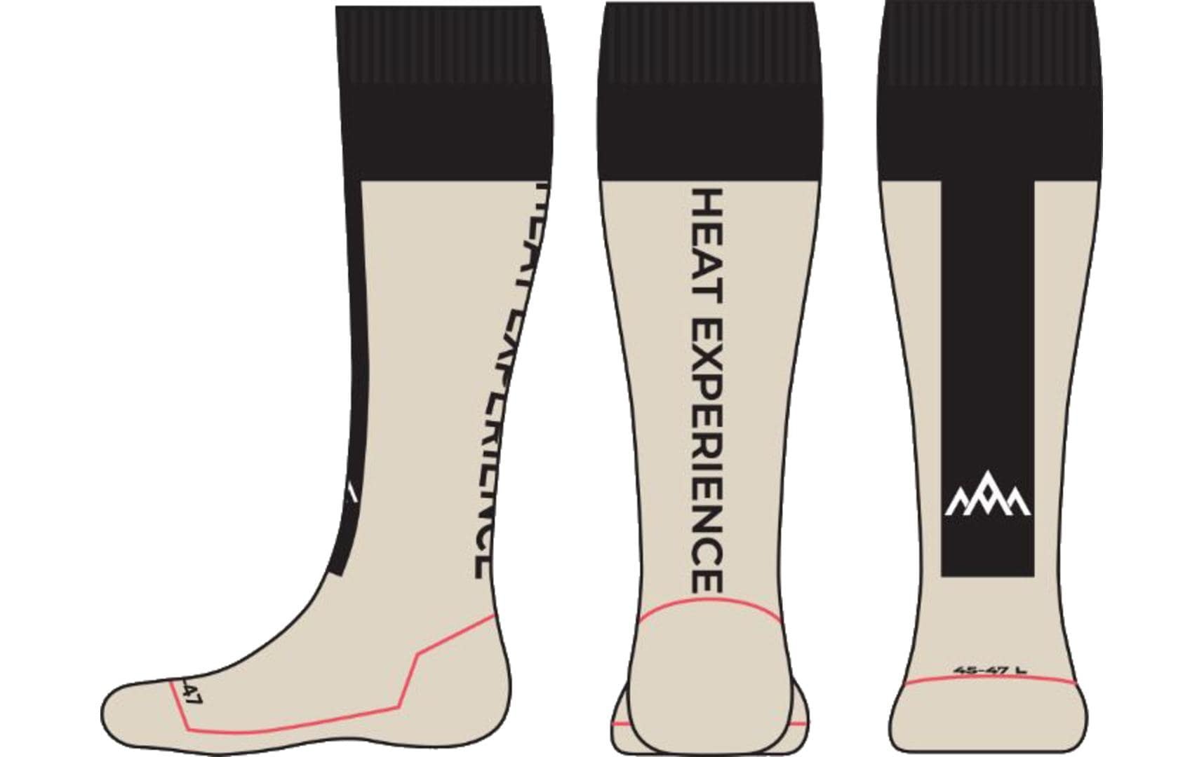 Thermosohlen »Heat Experience Beheizbare technische Socken mit Batterien L« Sohlenwärmer